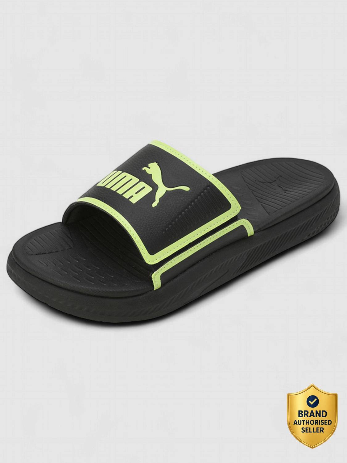 PUMA Men Softride Slide Slides Black - Image 1