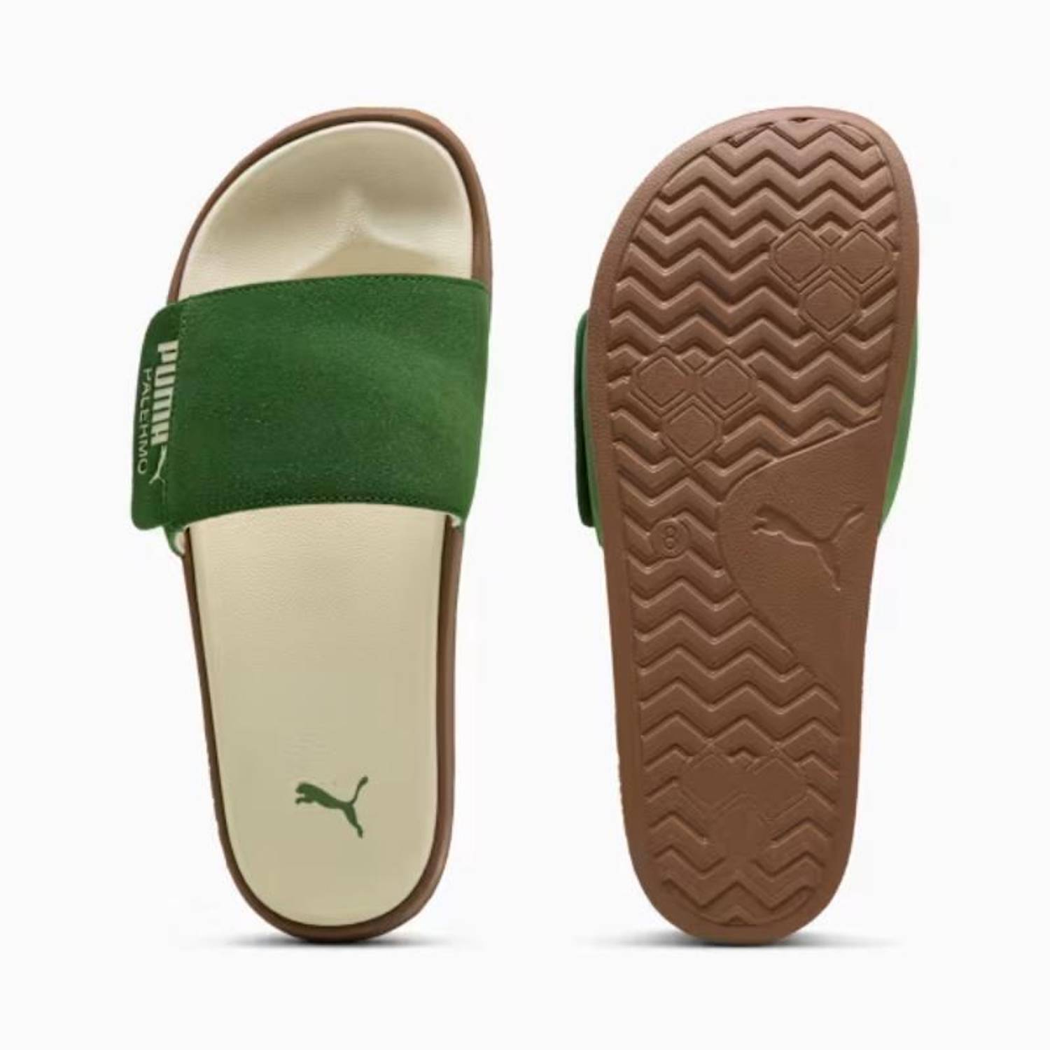 PUMA Men Green Slides - Image 4