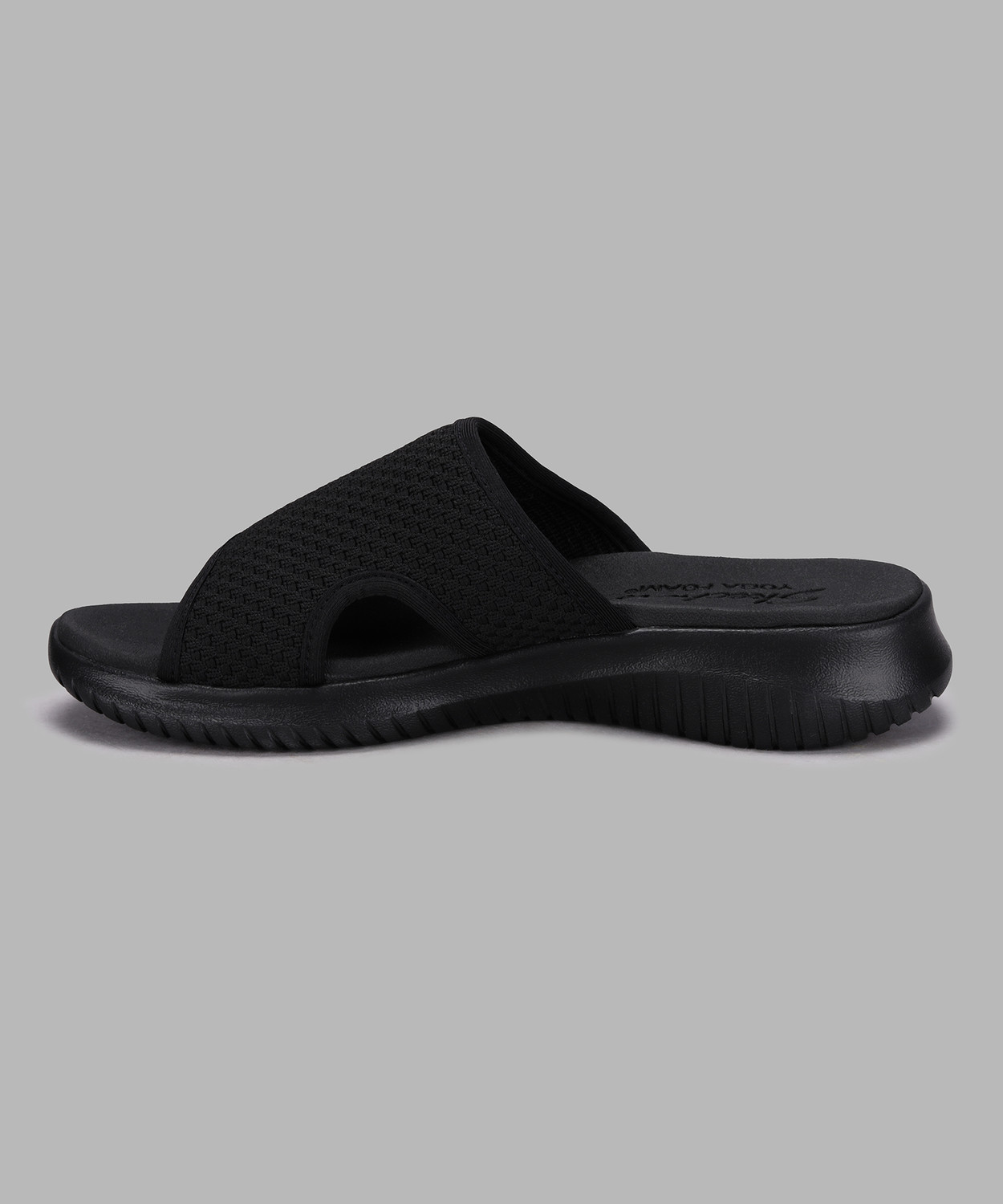 Image of Skechers Women Slides (Black, 3)