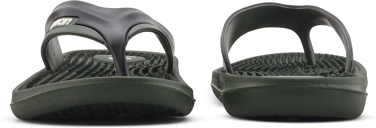 Image of asian Men Flip Flops (Olive, Black, 6)