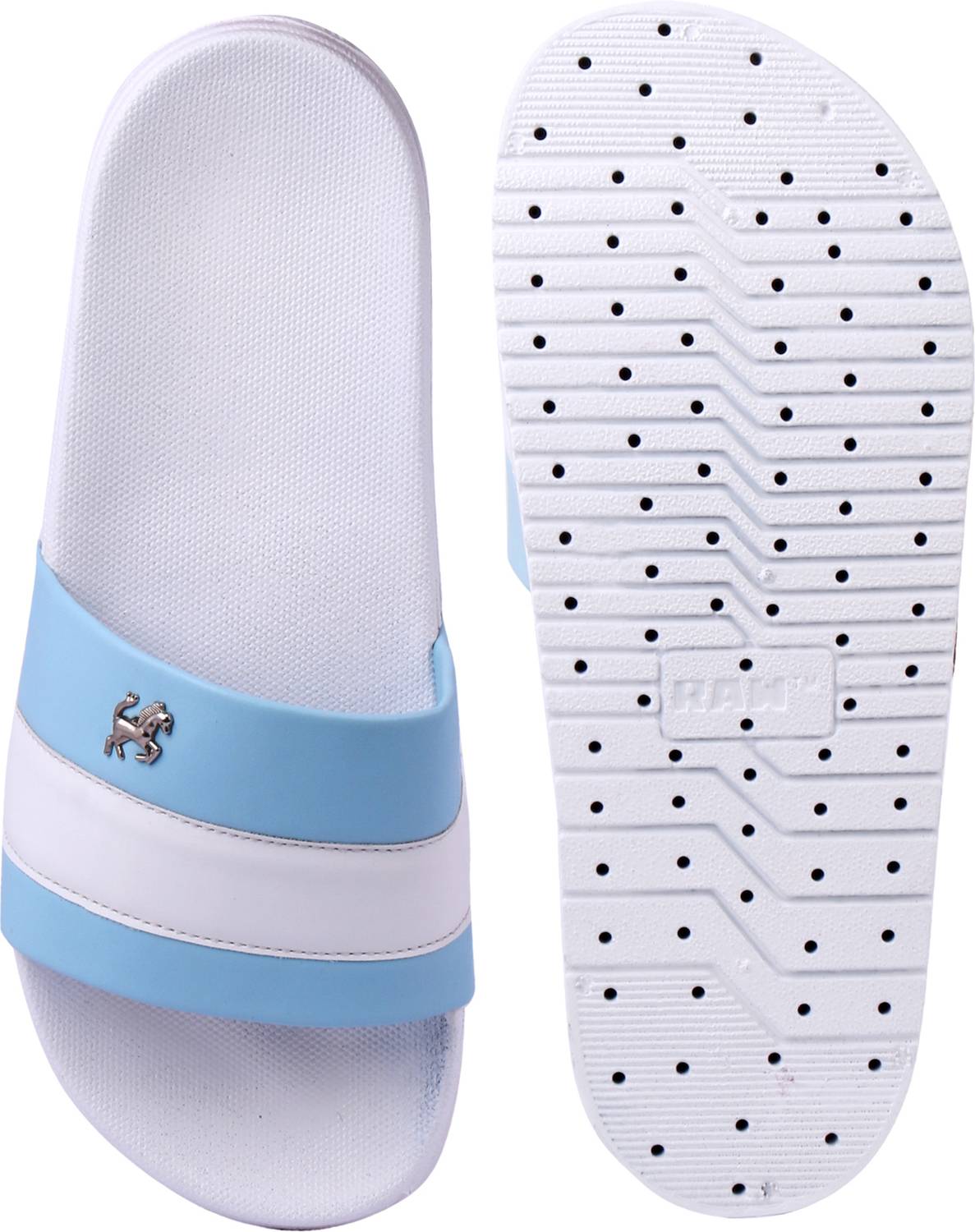 Shoe Mate Men Blue Slides - Image 5