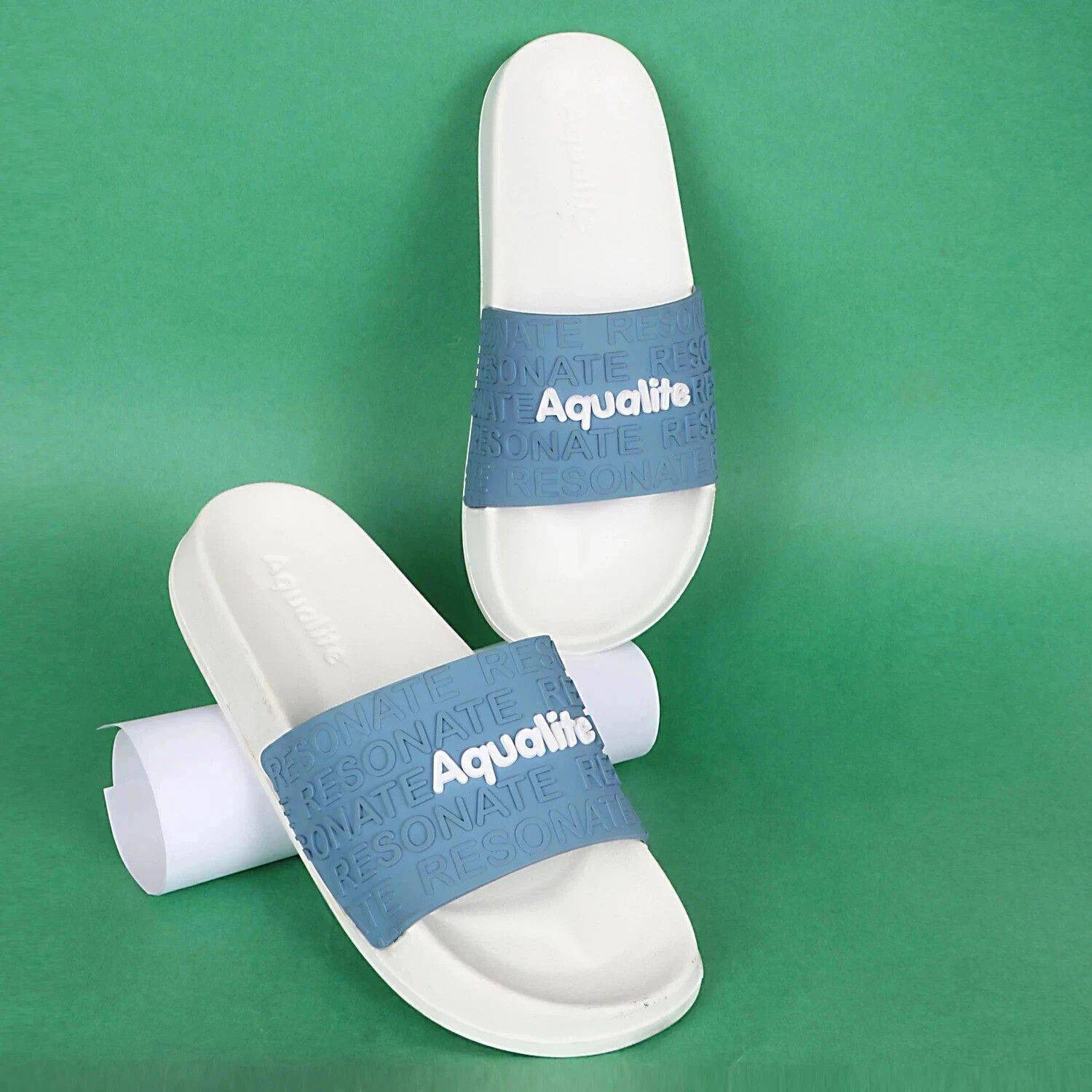 Aqualite Men Slides White - Image 2