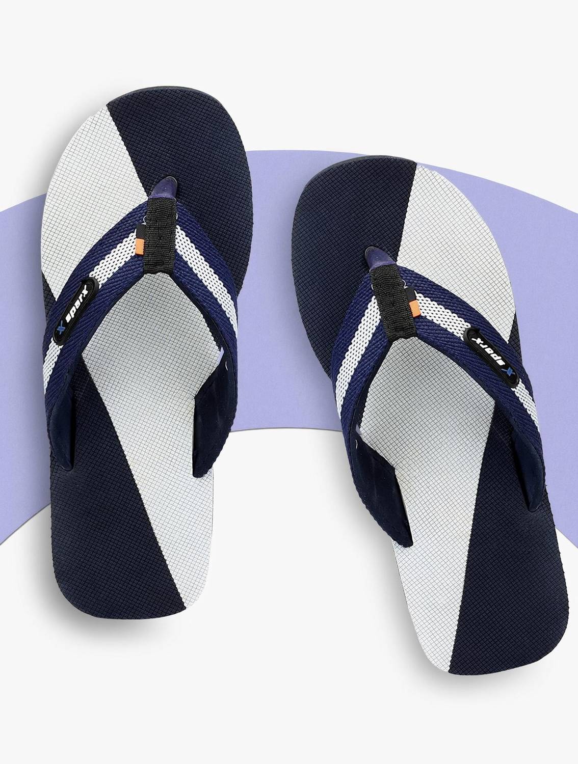Sparx Men Blue Flip Flops - Image 1