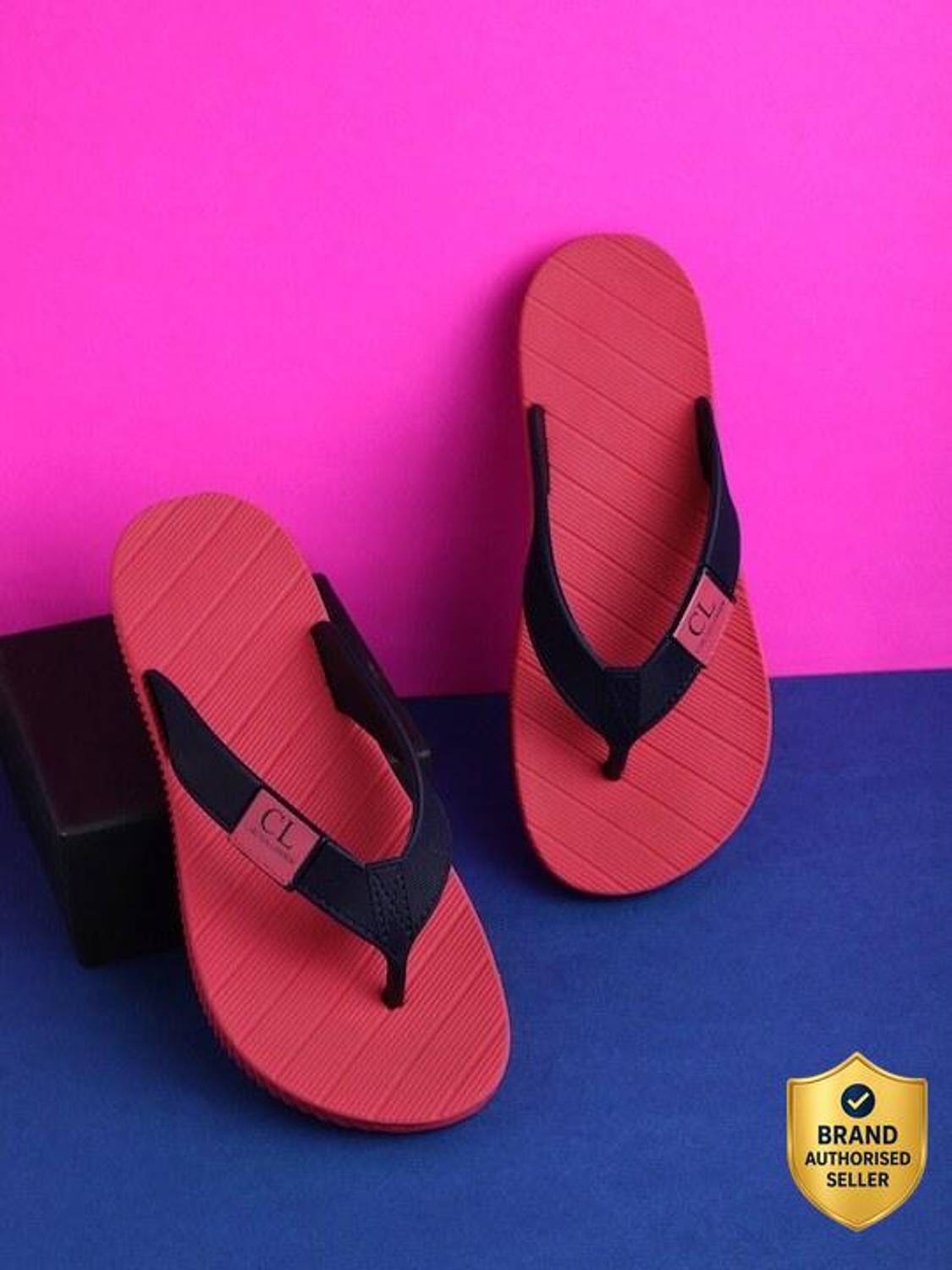 CARLTON LONDON Women Women's Comfort Textured Sole Thong Slippers Flip Flops