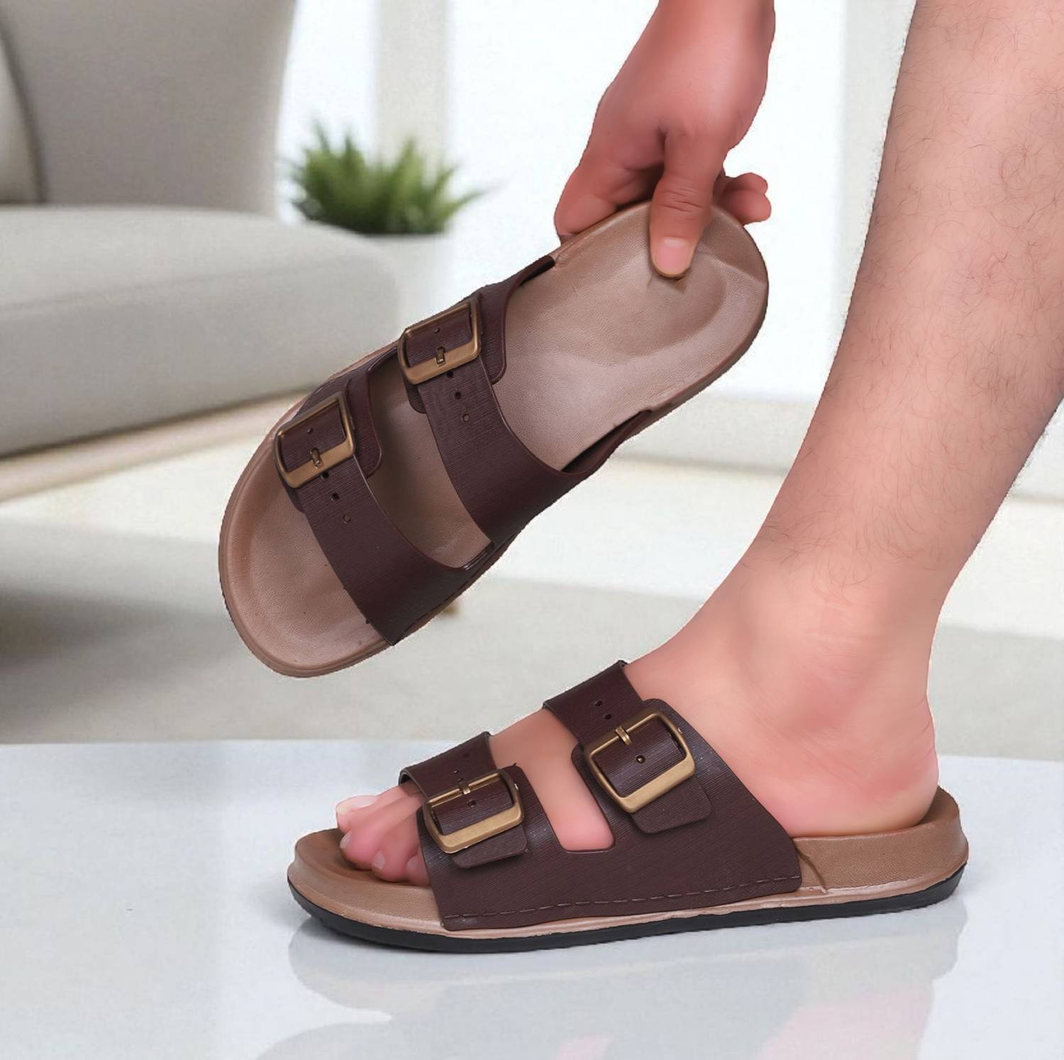 Pampy Angel Men Casual Brown - Image 1