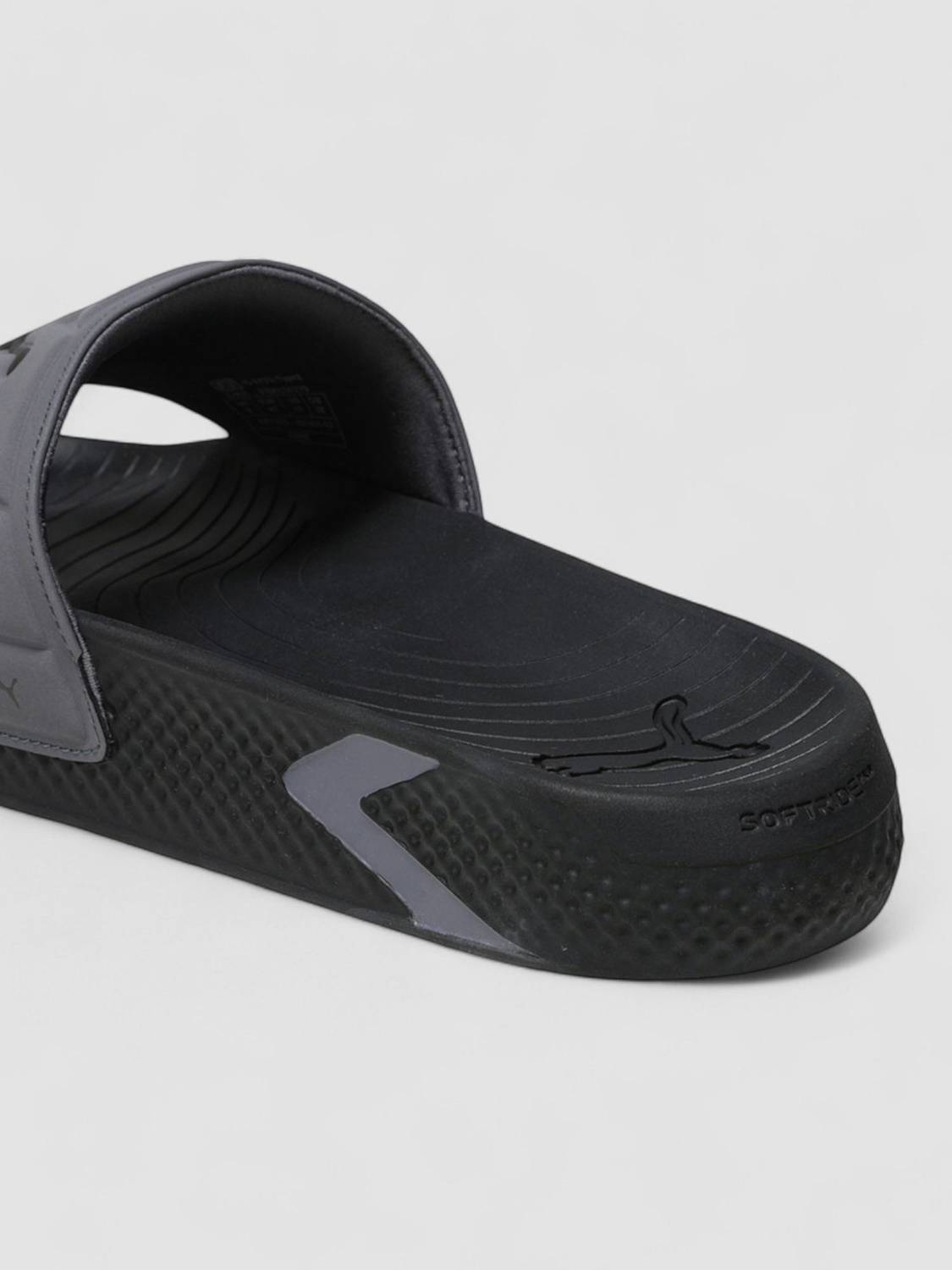 PUMA Men SoftridePro Leadpuff Black Flip Flops - Image 4