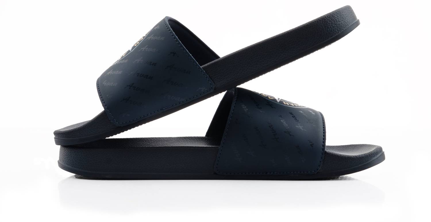 ARVAN Men Blue Slides - Image 4