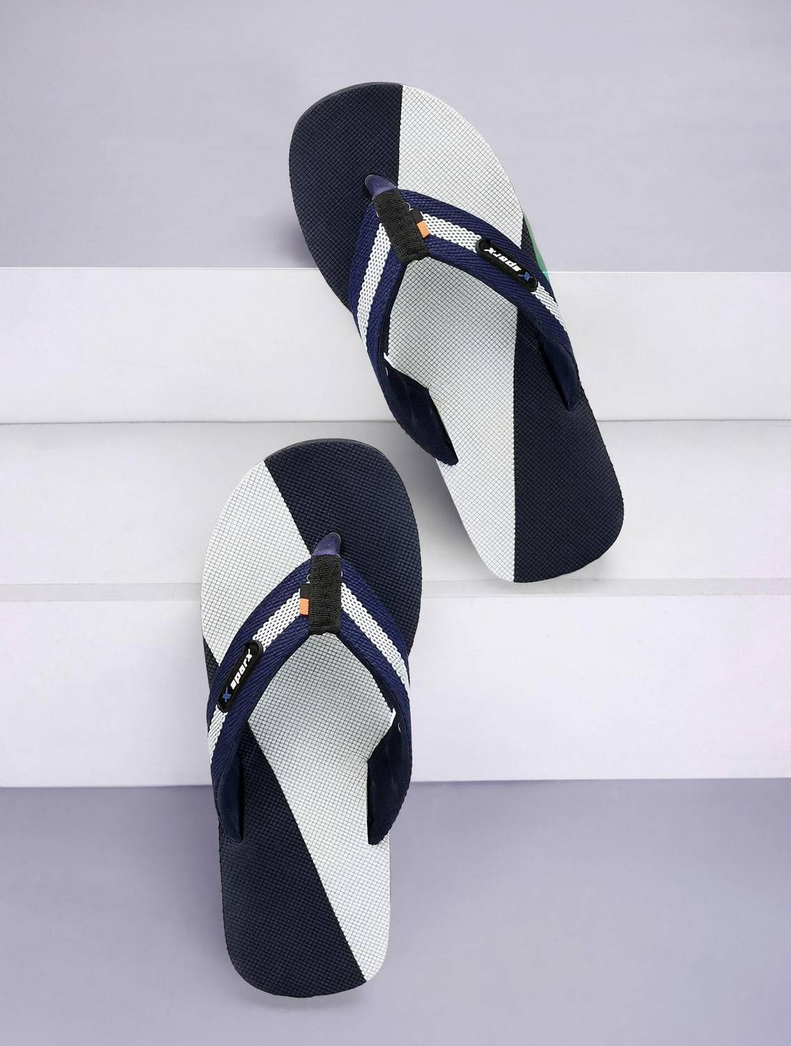 Sparx Men Blue Flip Flops - Image 1