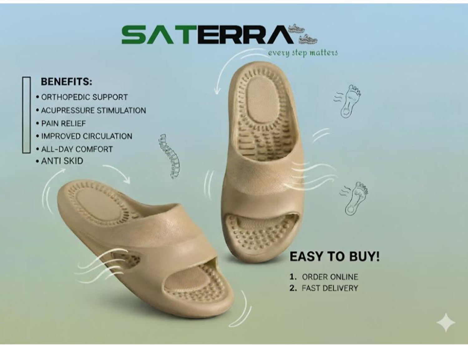Image of SATERRA Men Slippers