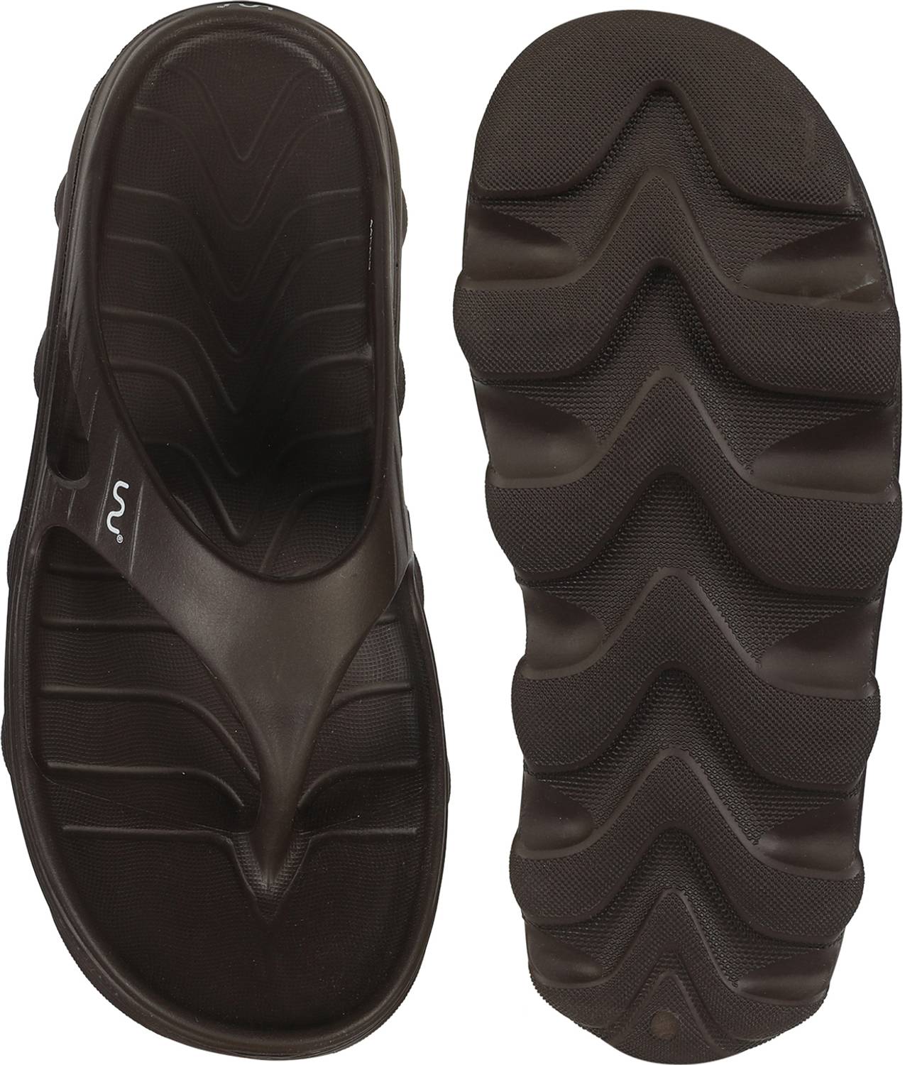 Doubleu Men Riva Thong C Brown Flip Flops - Image 5
