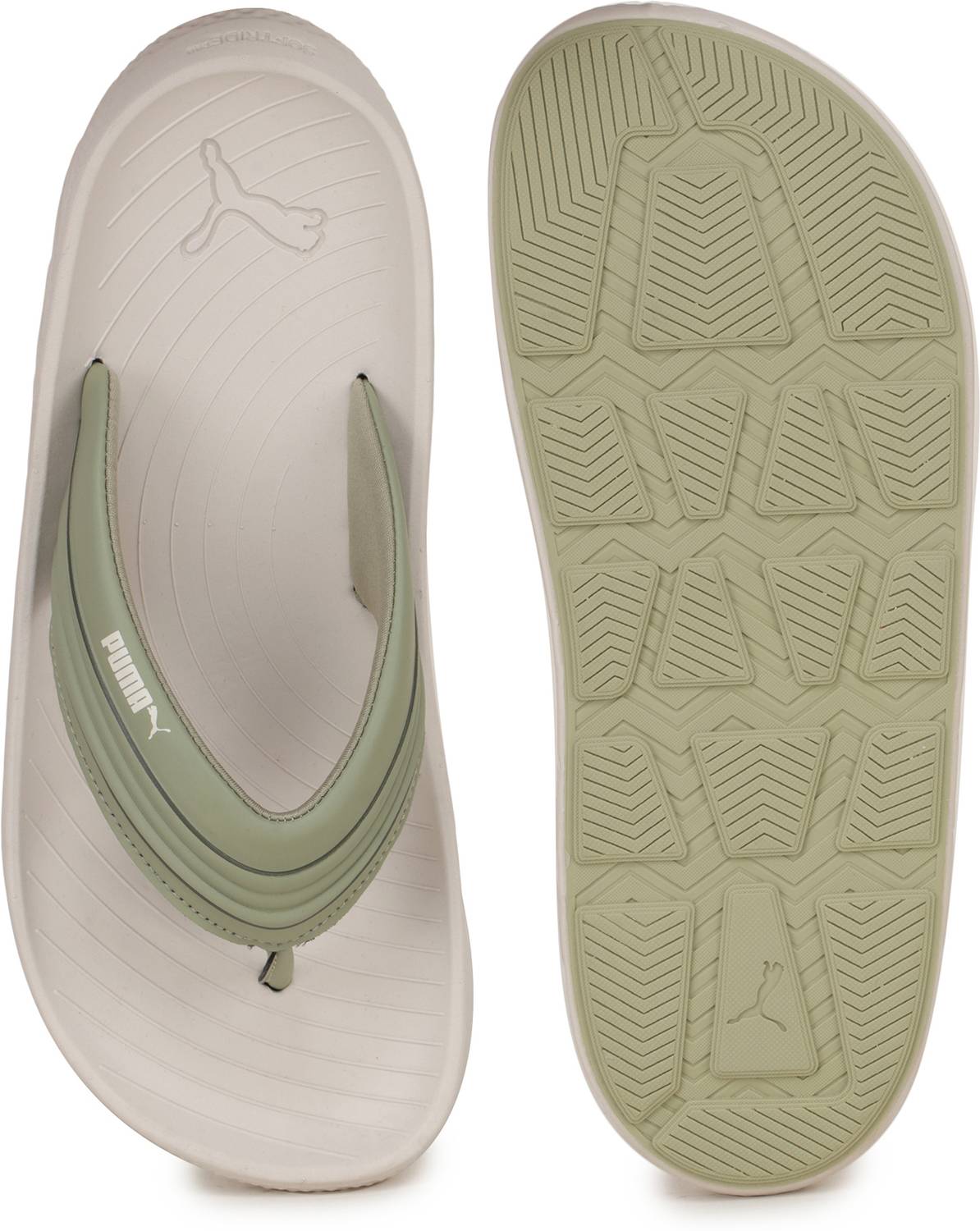 PUMA Unisex Green Flip Flops - Image 5