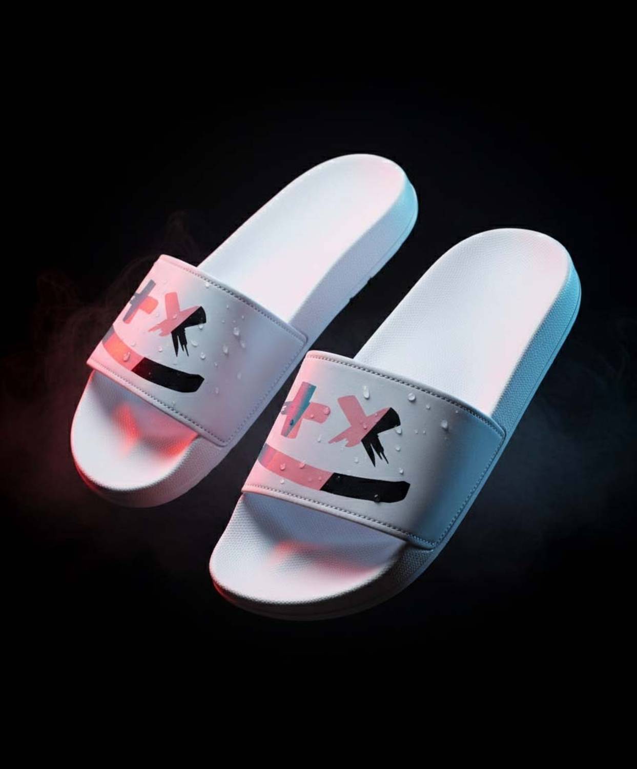 Pennen Men White Slippers - Image 1