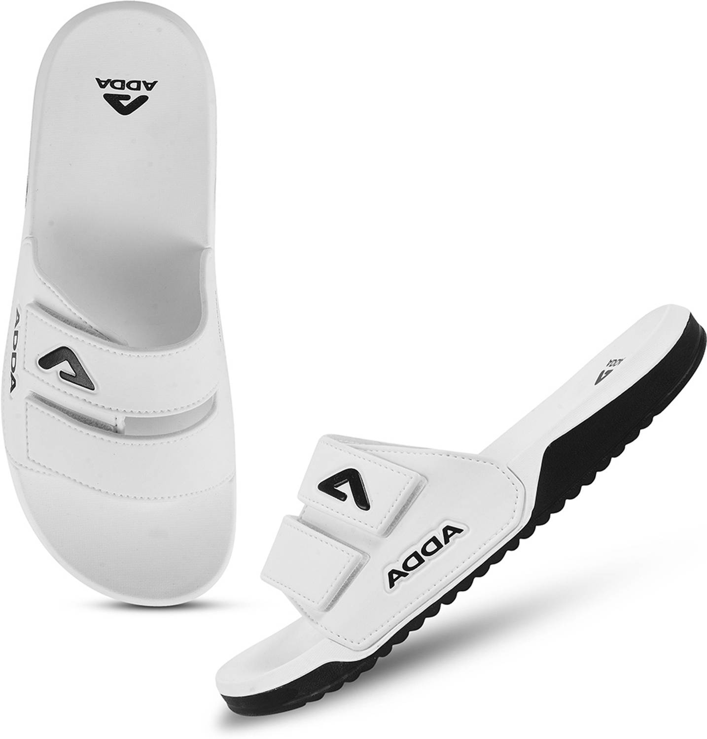 Adda Men Slides White