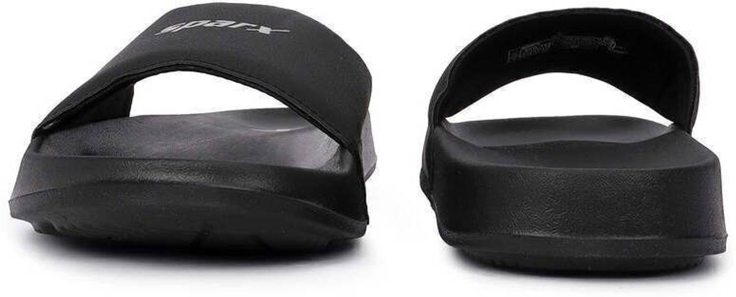 Sparx Men Black Slides - Image 5