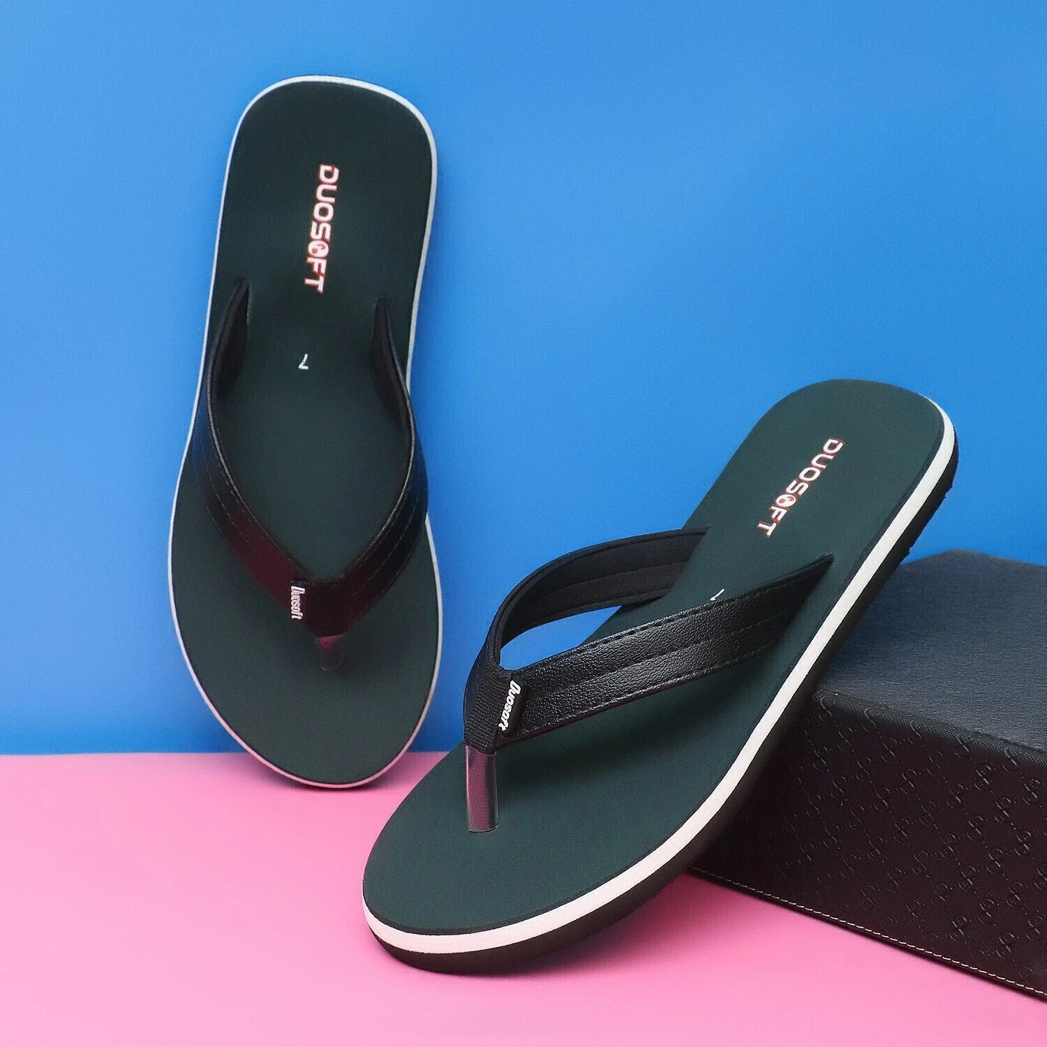 Image of DUOSOFT Men Doctor|Orthopedic|Lightweight|Antiskid Non Slip Slippers