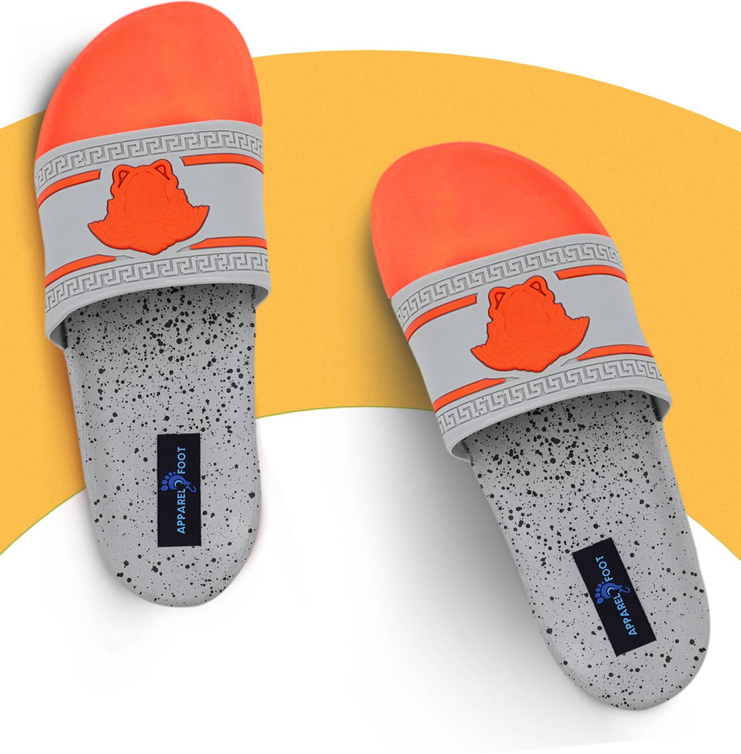 Apparel4Foot Men Men Sliders New Printed Stylish Slides | Boys Casual Chappals | Home Slides| Slides Footwear for Men | Perfect Flipflops For Daily Wear Slides Slides