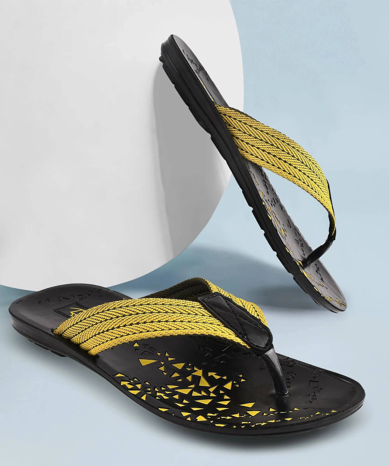 Pu-Pine Men Everyday with Soft Cushioned Sole Casual Flip Flops