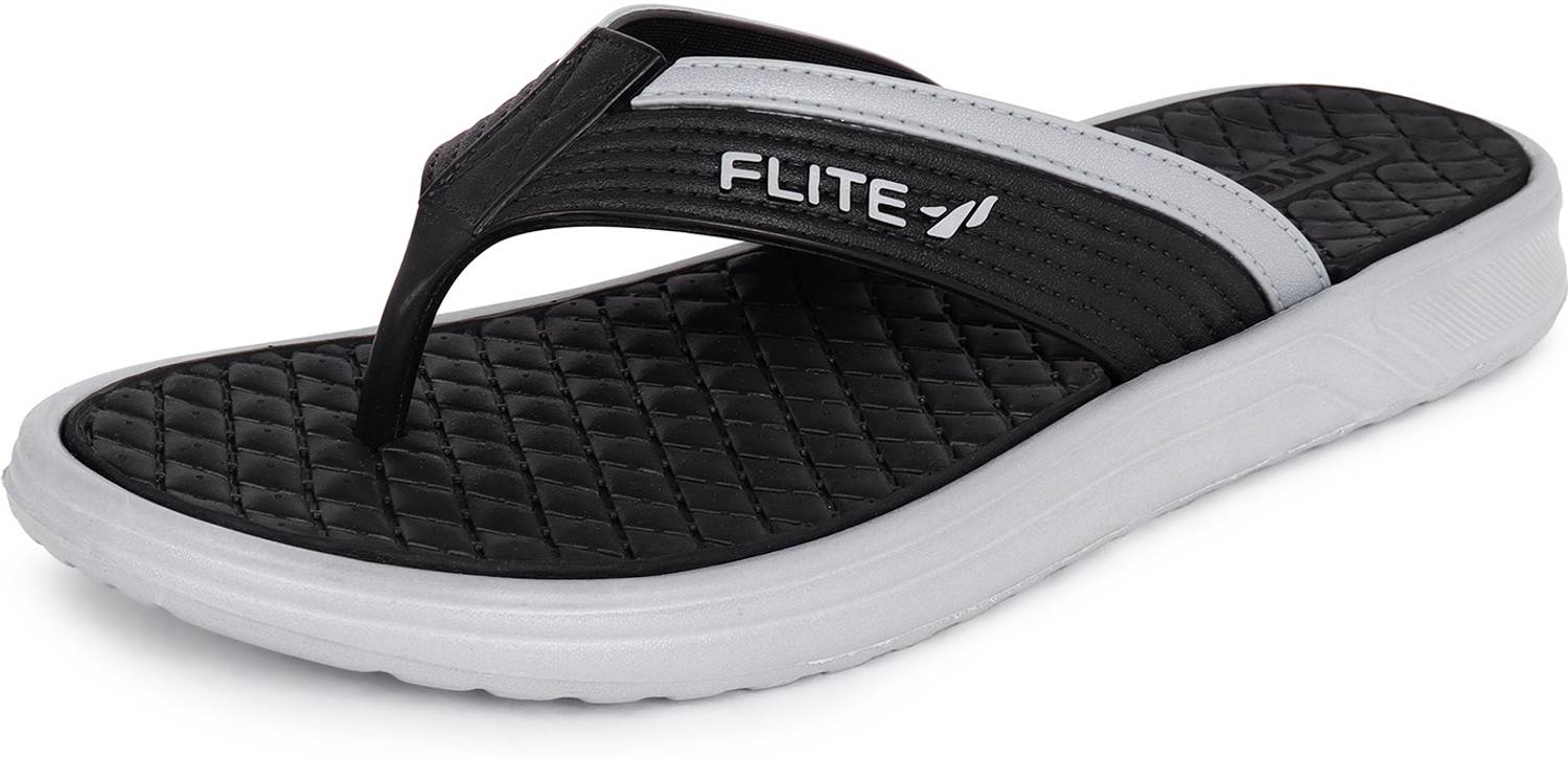FLITE Men Gray Flip Flops - Image 5
