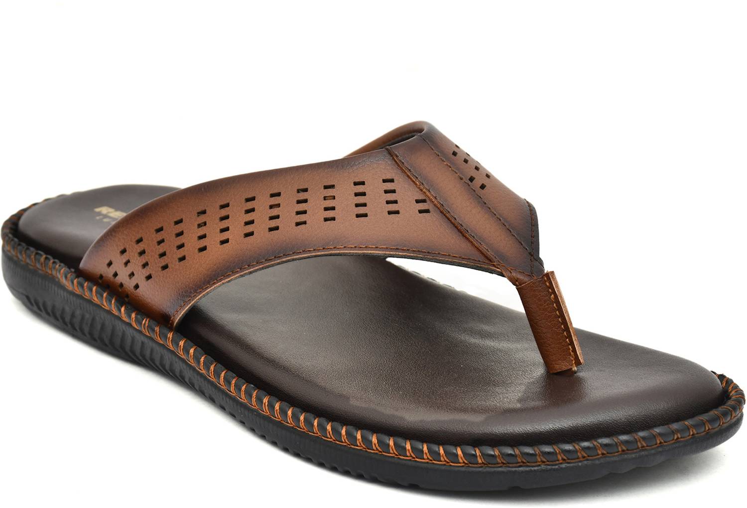 Feet King Men Slippers Brown - Image 3