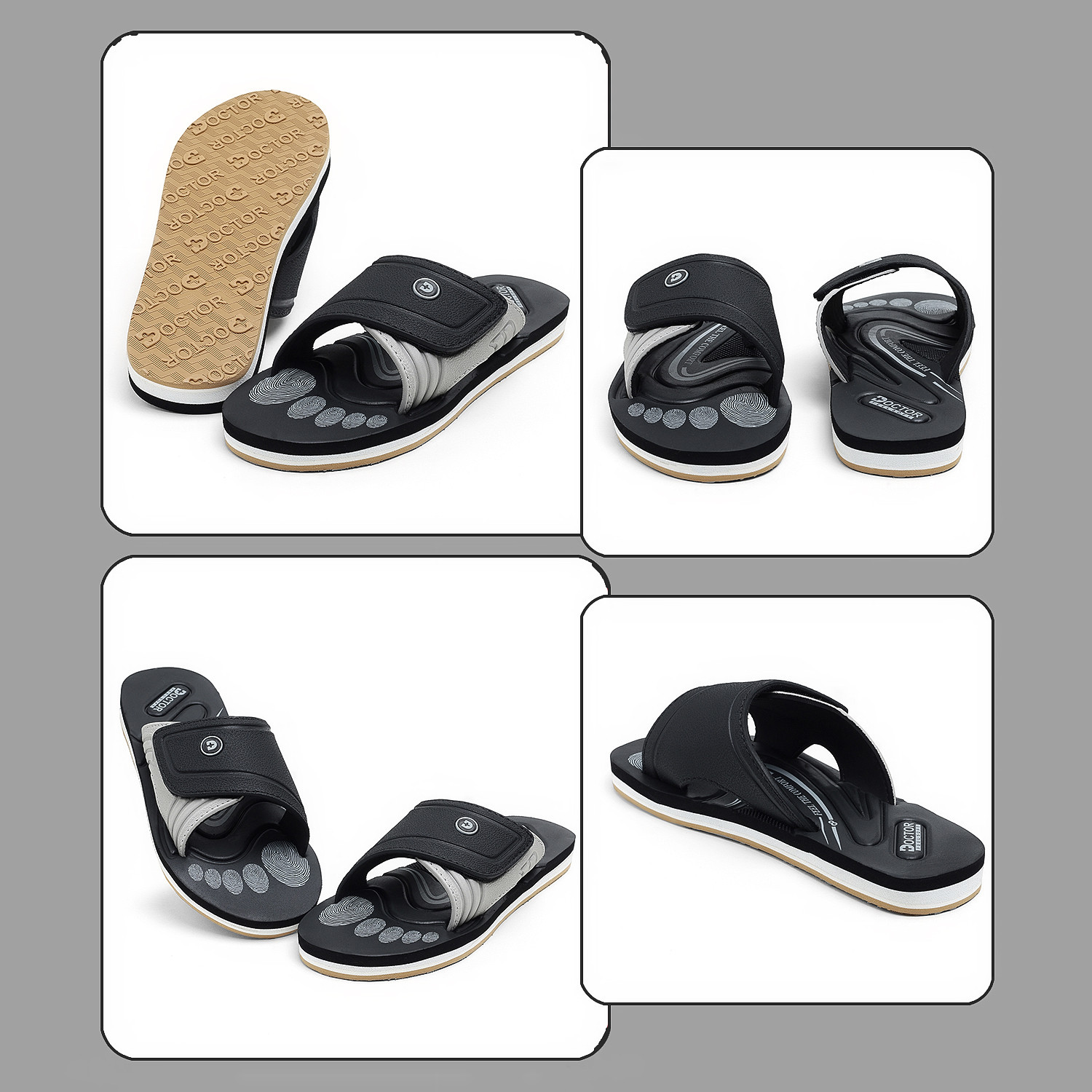 Image of DOCTOR FEEL SOFT Men PremiumComfort | SoftSole | ArchSupport | Lightweight | EverydayWalkingSlippers Flip Flops