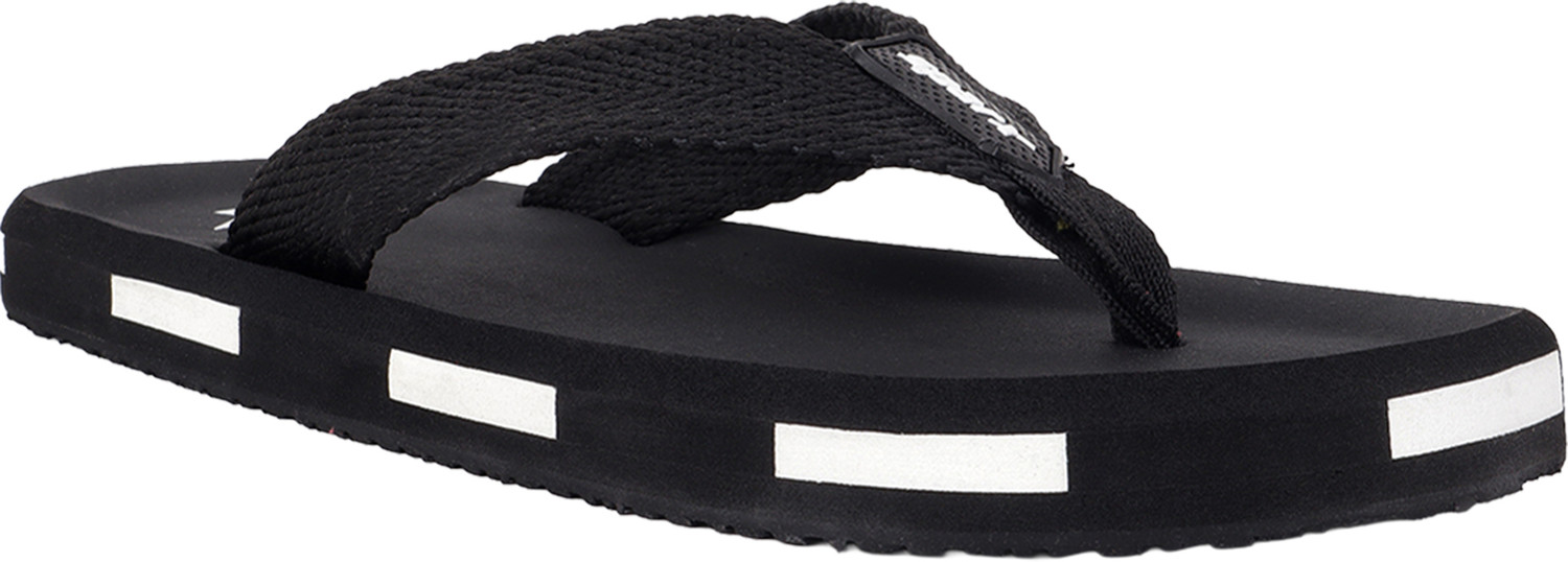 Image of Sparx Men Flip Flops (Black, White, 6)