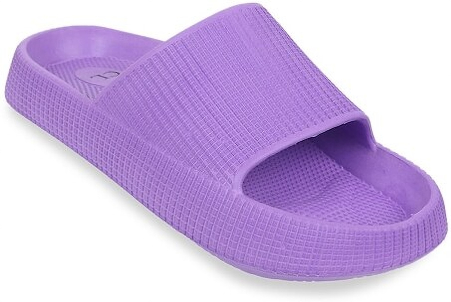 Image of CARLTON LONDON Women Women's Lightweight and comfortable Textured Slides Flip Flops