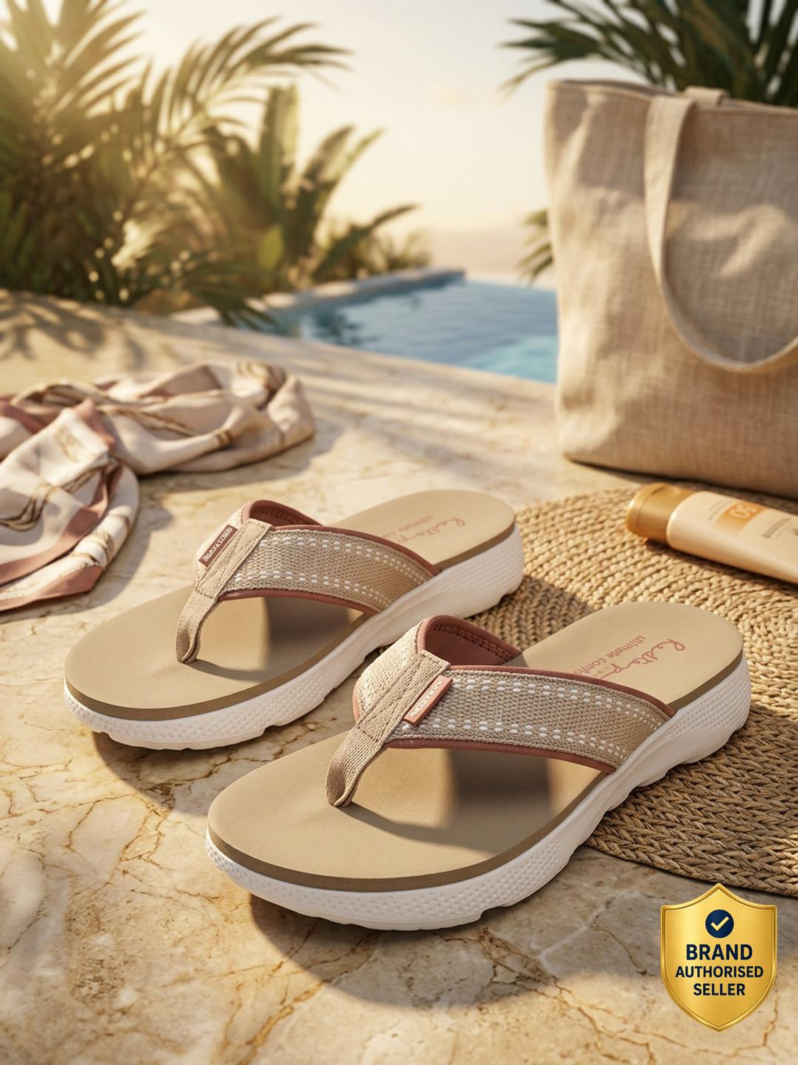 Image of RED TAPE Women Flip Flops