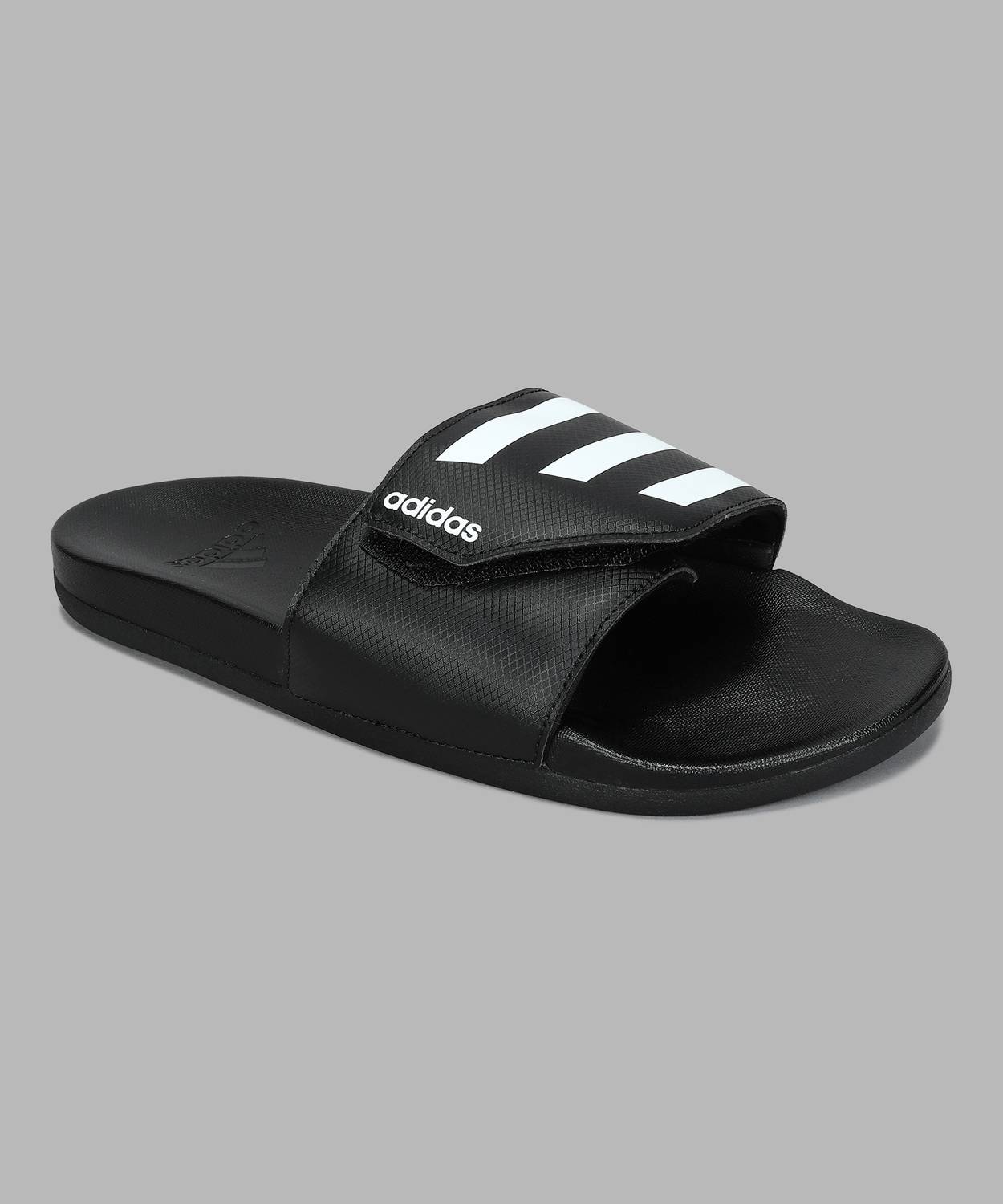 ADIDAS Unisex Black Slides - Image 4