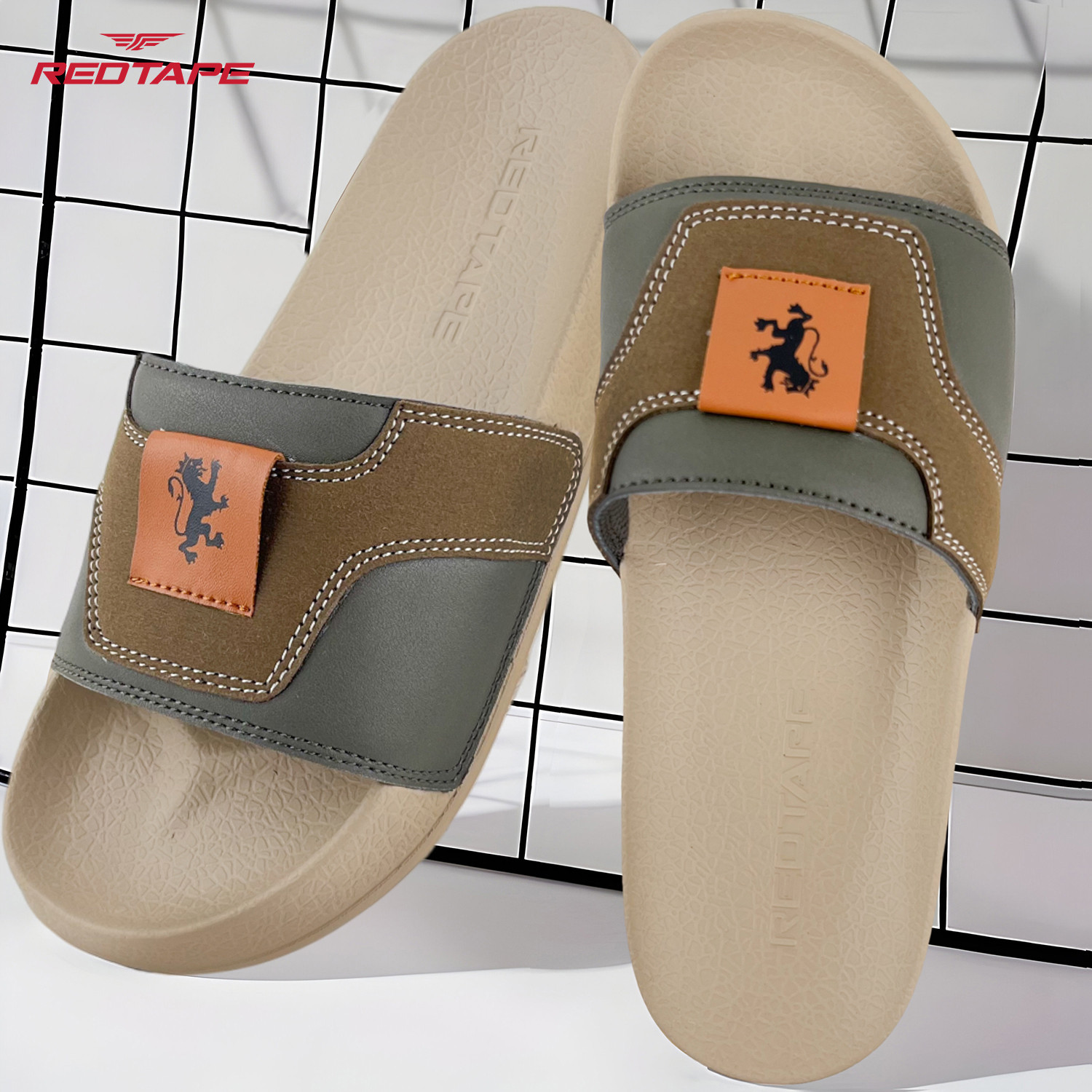 Image of RED TAPE Men Slides