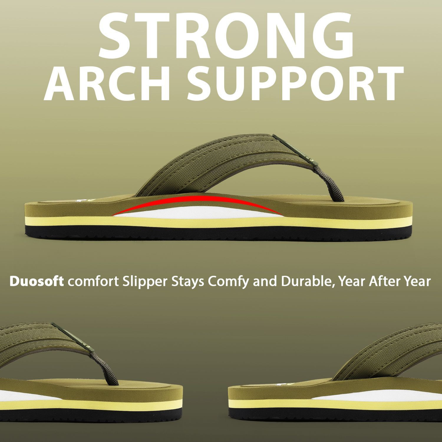 Image of DUOSOFT Men Doctor|Orthopedic|Lightweight|Antiskid Non Slip Slippers