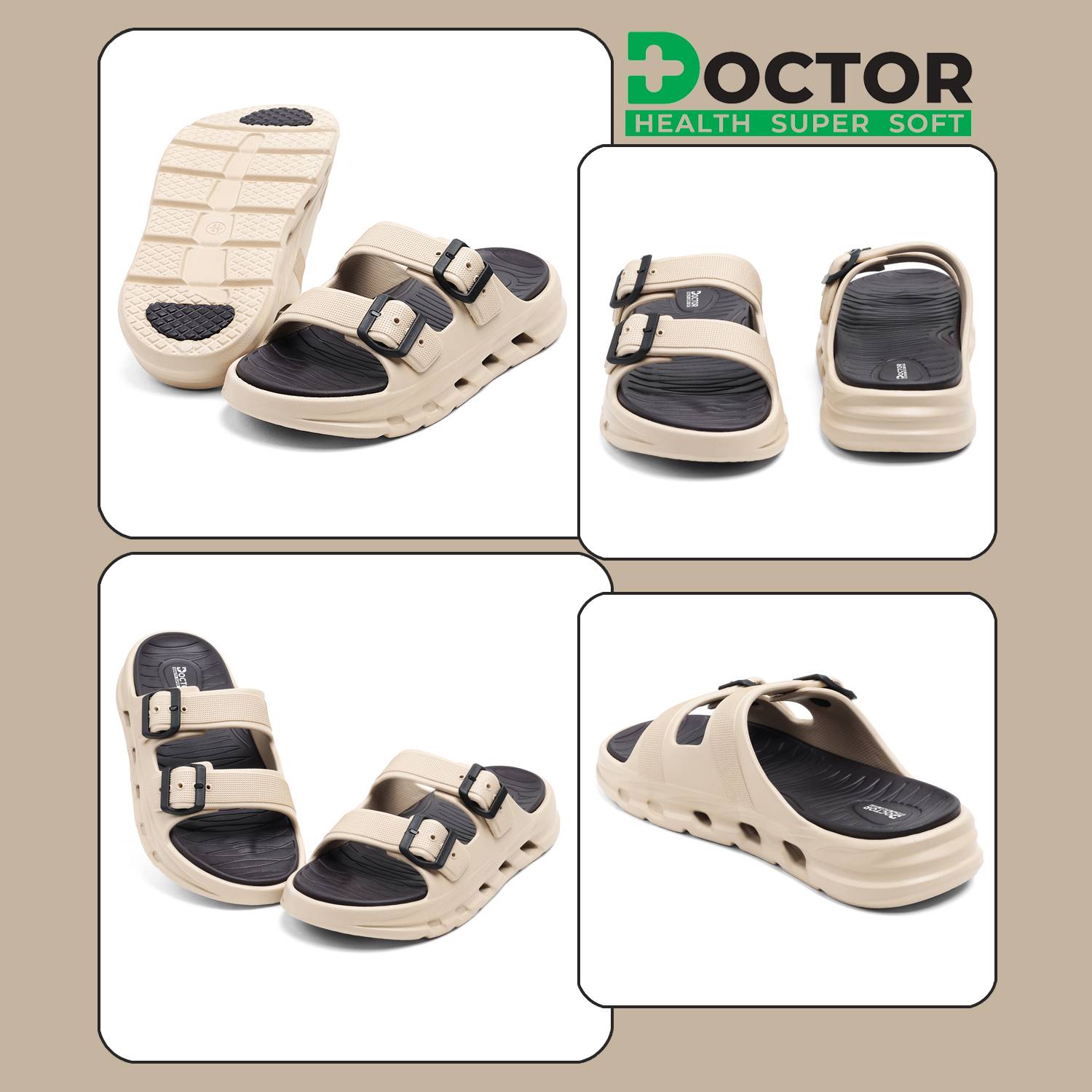 Doctor Health Super Soft Men EVA Double Strap Sandals - Image 5