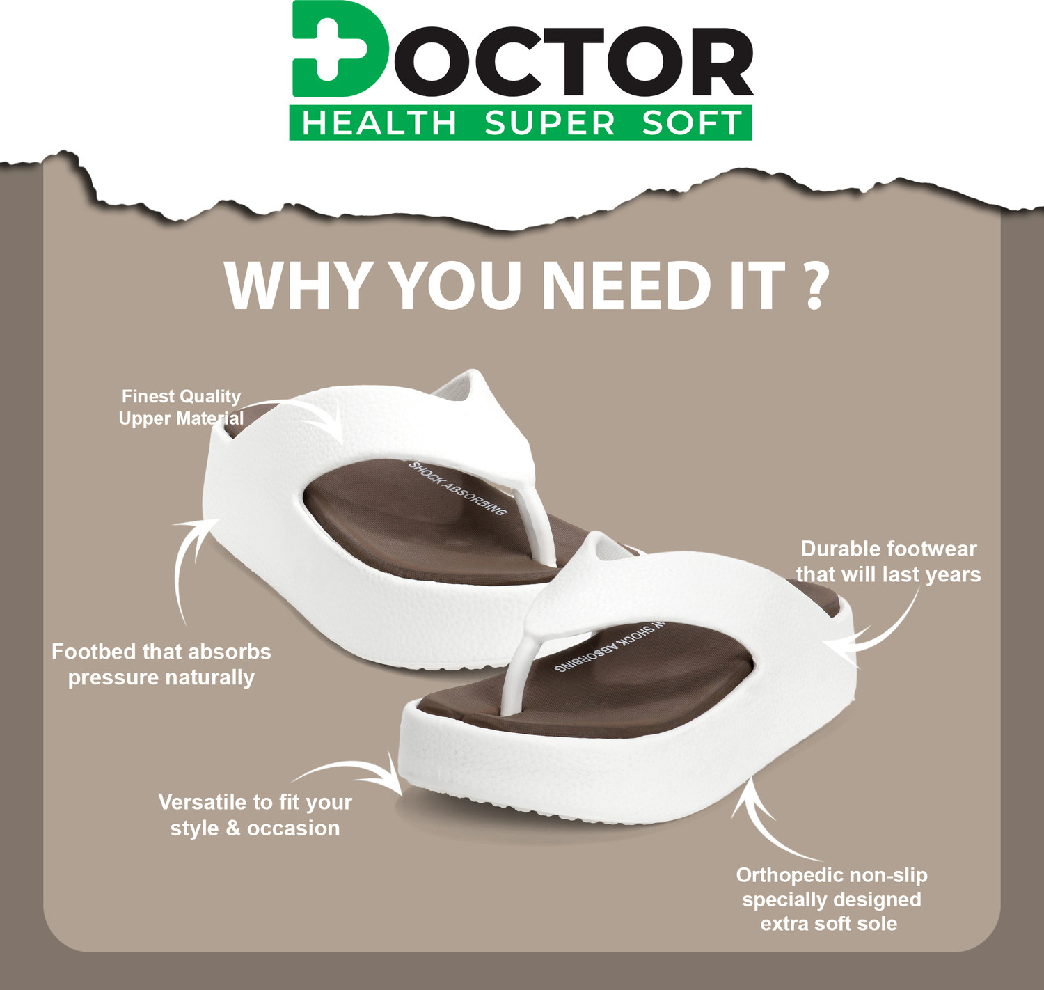 Image of Doctor Health Super Soft Women Newly Launch|Classic Ultra Soft|Cushion|Comfort|Premium|Stylish Slippers