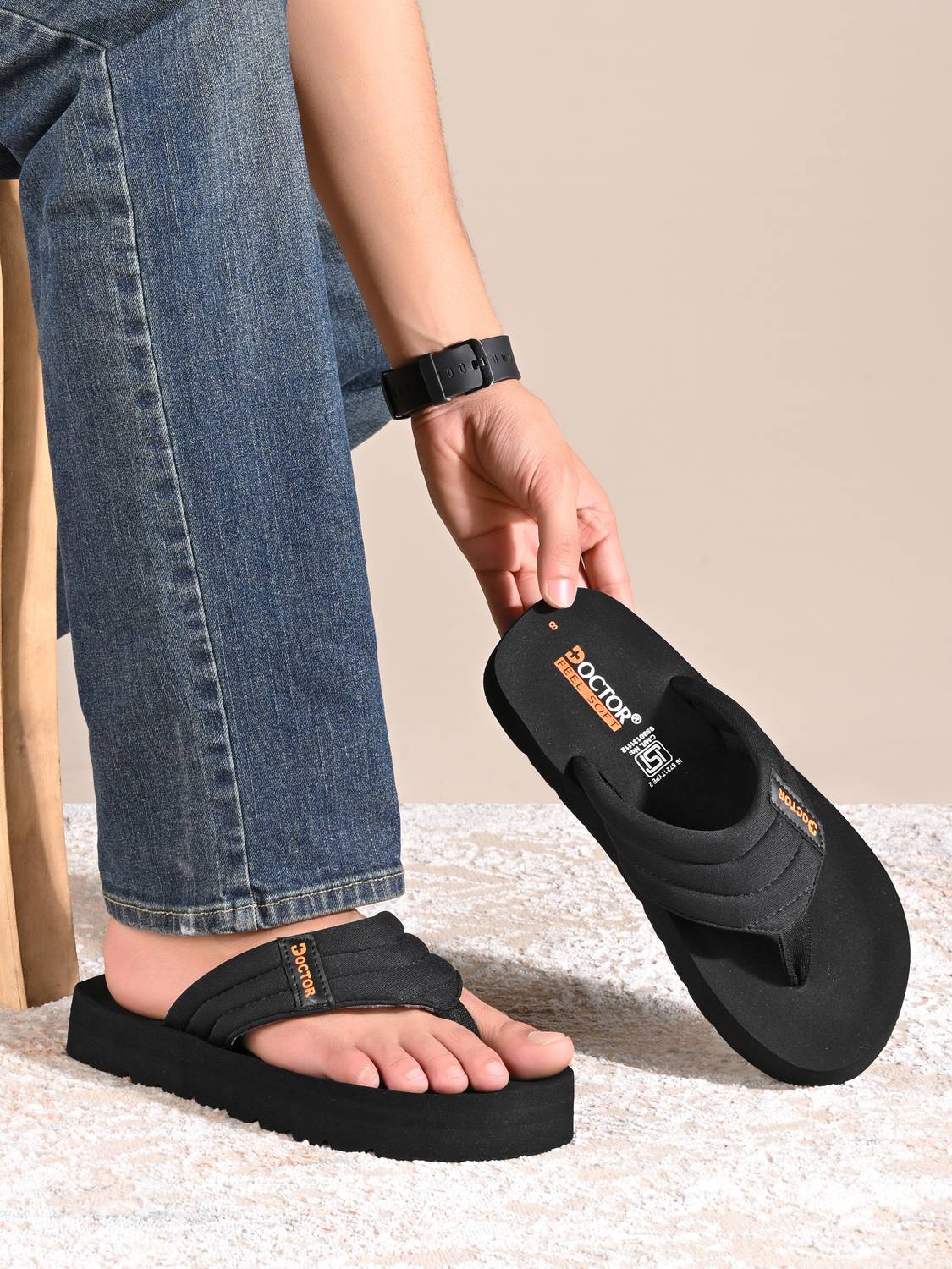 Doctor Feel Soft Men Soft Cushion Slippers - Image 4