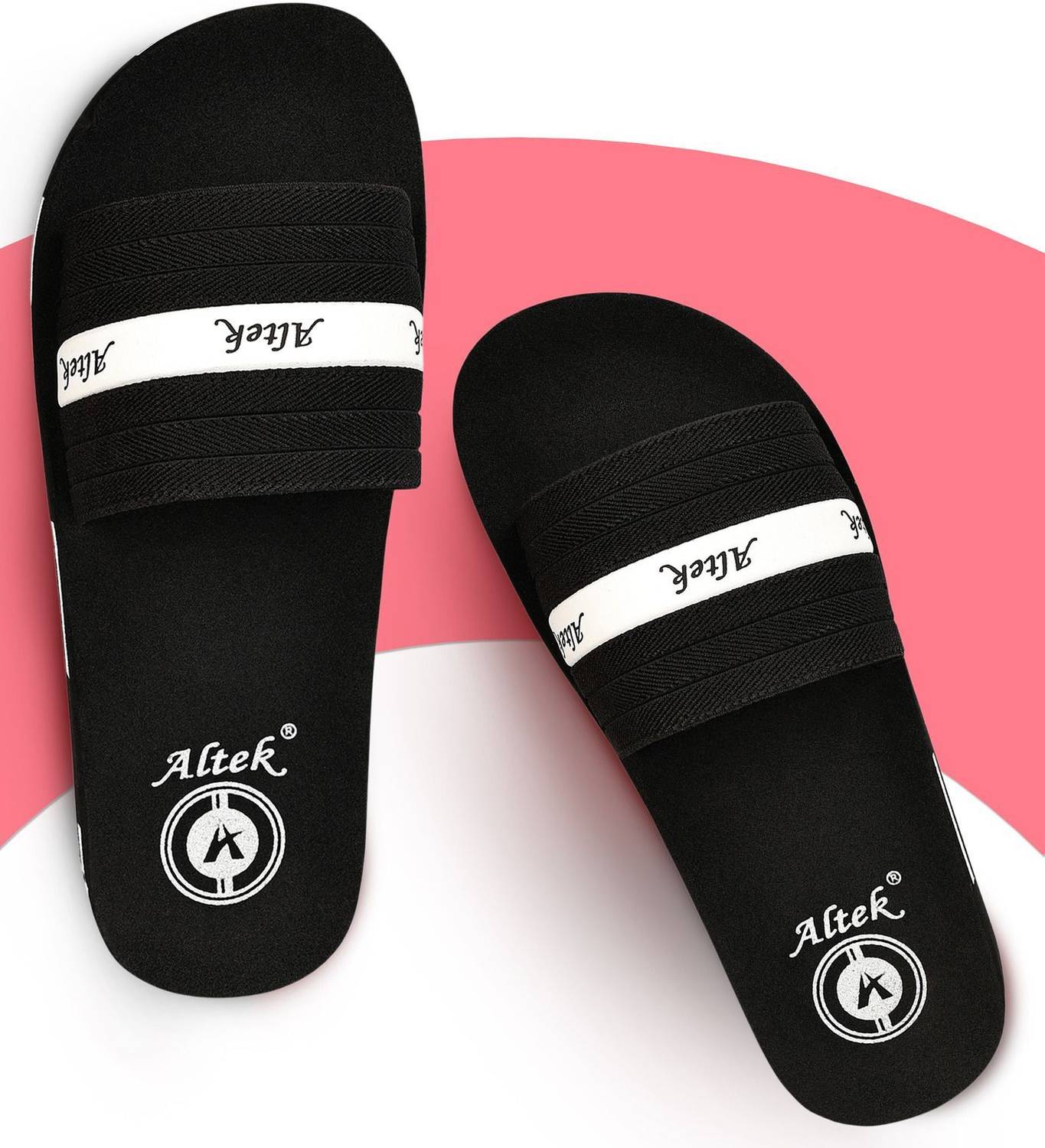 Altek Men Slides Black - Image 3