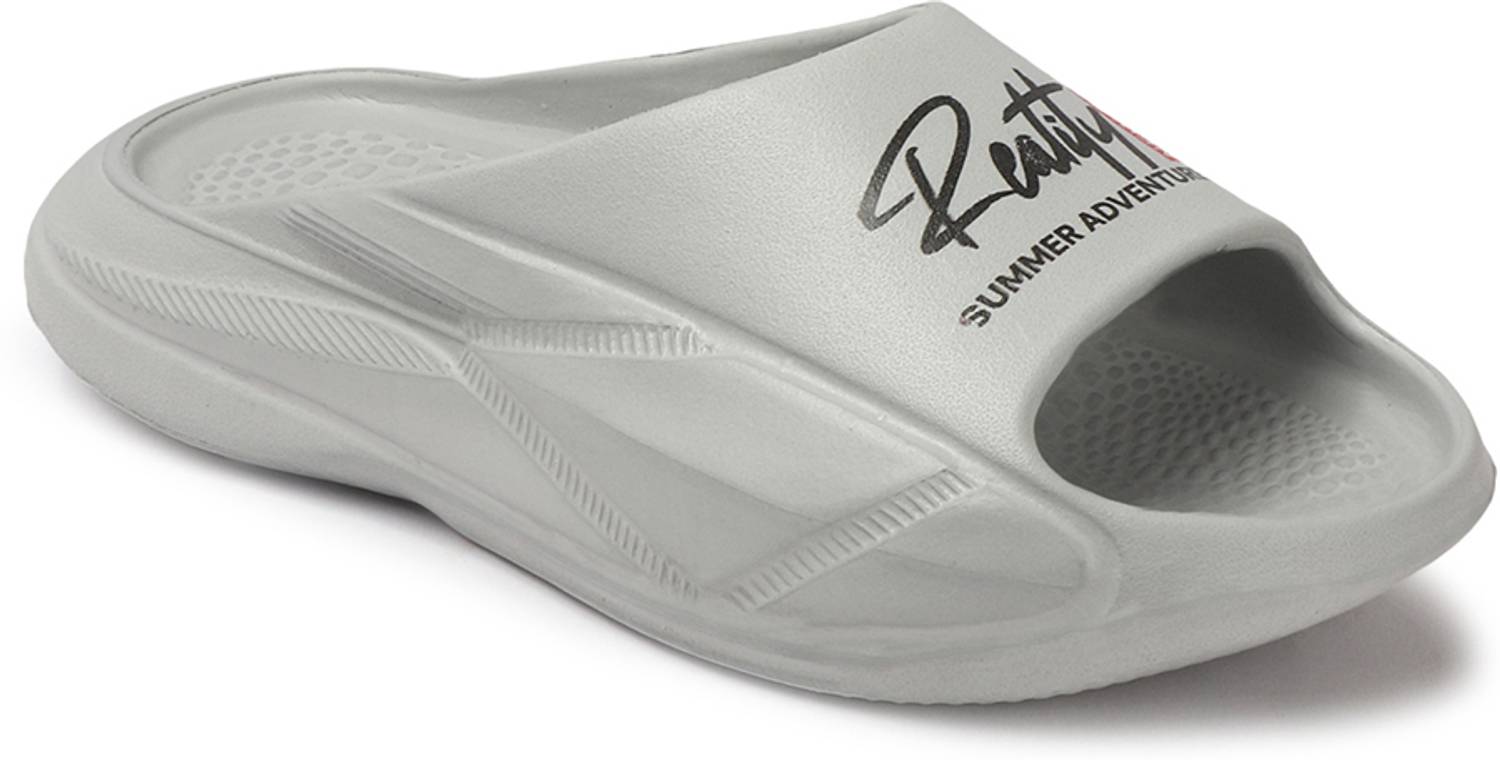 Bootco Men Gray Slides - Image 3
