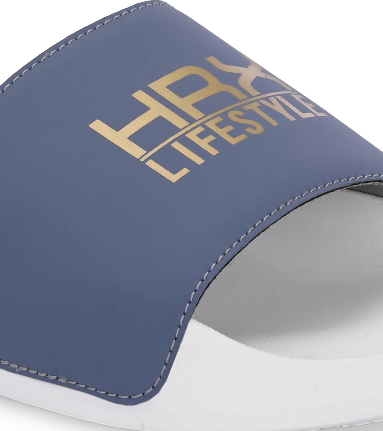 HRX by Hrithik Roshan Men Blue Slides - Image 5