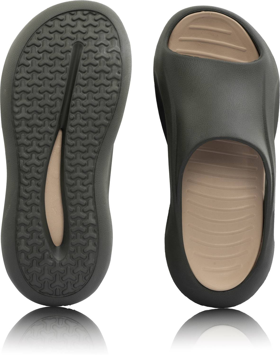 HRX by Hrithik Roshan Men Green Slides - Image 4