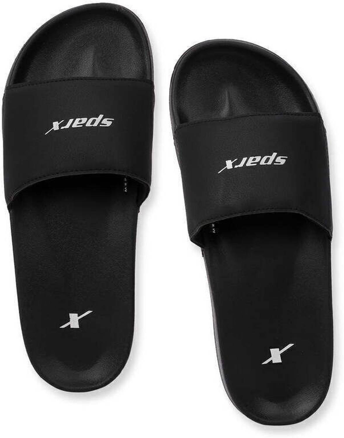 Sparx Men Black Slides - Image 2