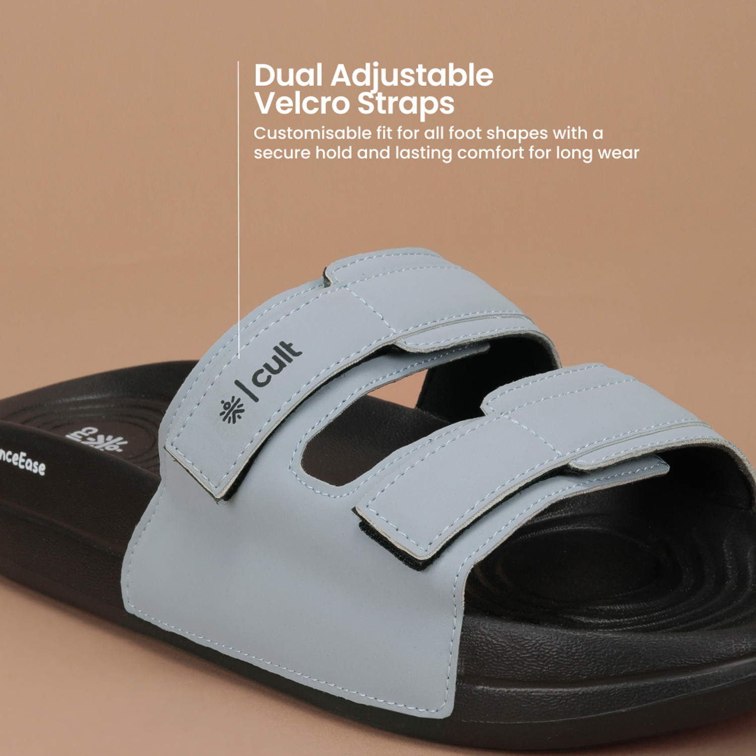 Image of Cult DualFlex Men Slides (Blue, 10)