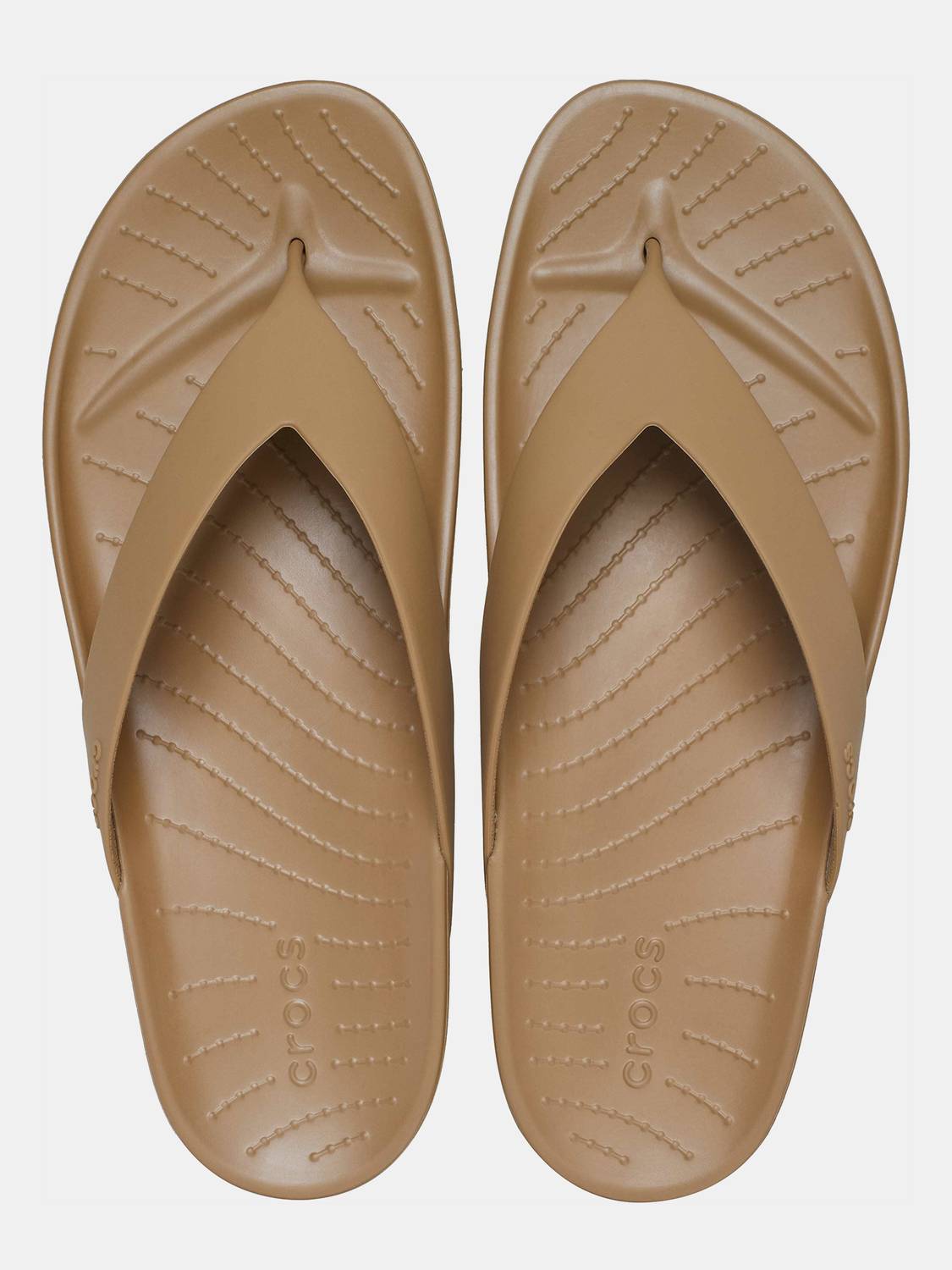 CROCS Men Flip Flops Brown - Image 3