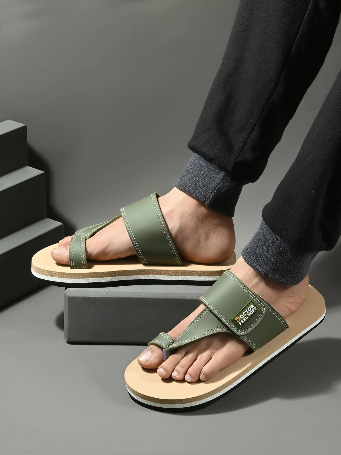 Doctor Feel Soft Men Orthopedic Comfort Slippers - Image 2