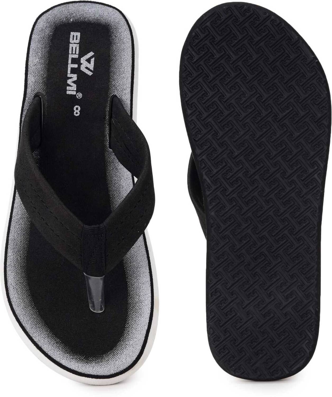 Bellmi Men Black Slippers - Image 5