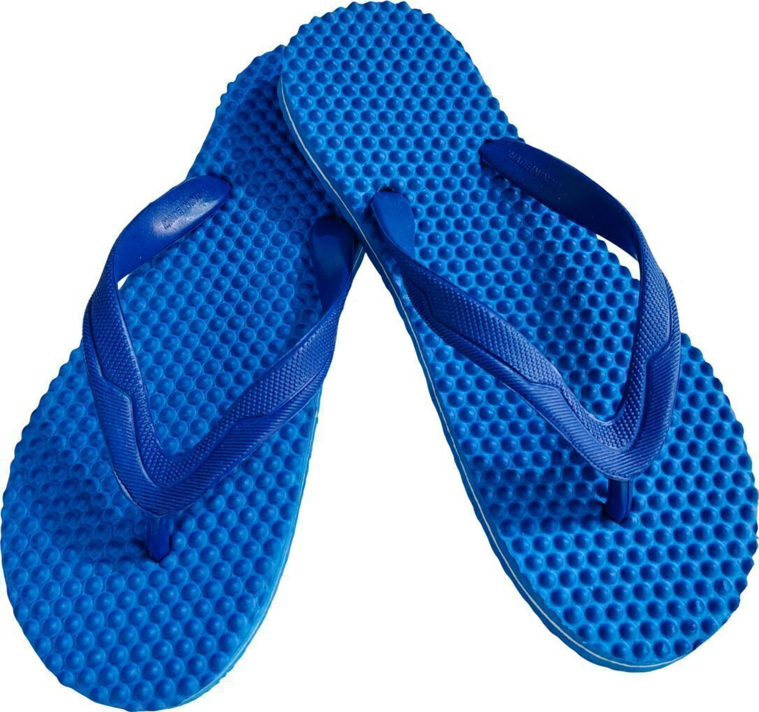 Image of BreeZy Men Men Health Massager Flip Flops Combo Pack of 2 Rubber Strap Daily Wear Slippers Slippers