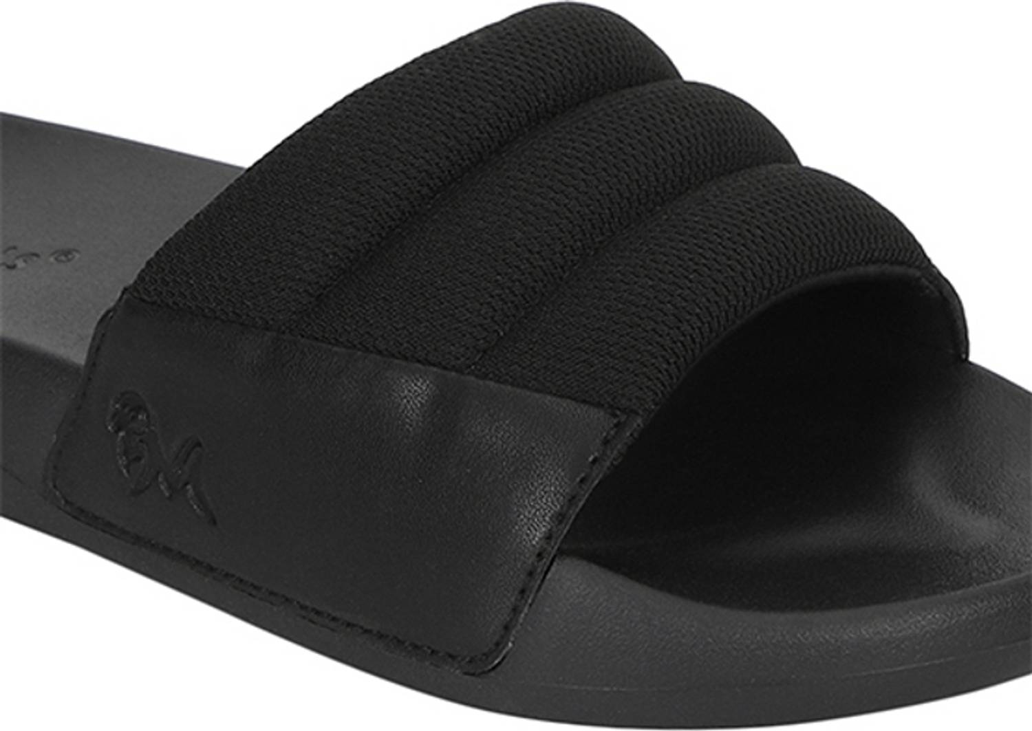 Neemans Men Black Slides - Image 5