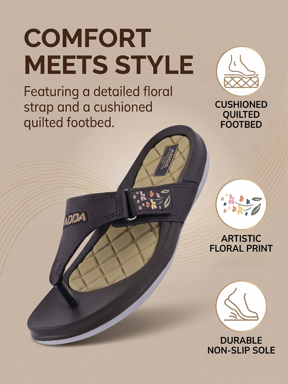 Image of Adda Women Slippers