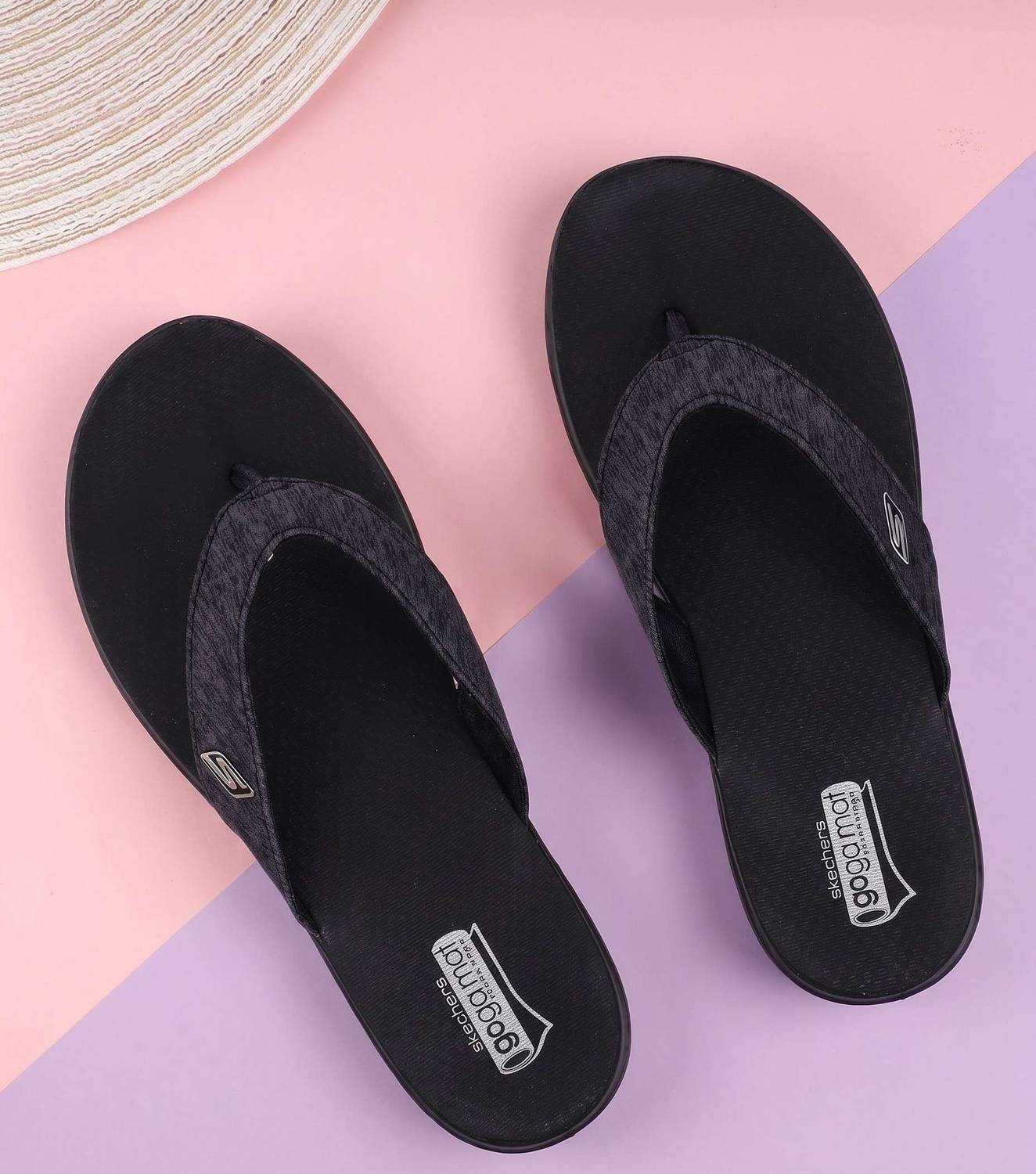 goga mat ladies skechers flip flops size
