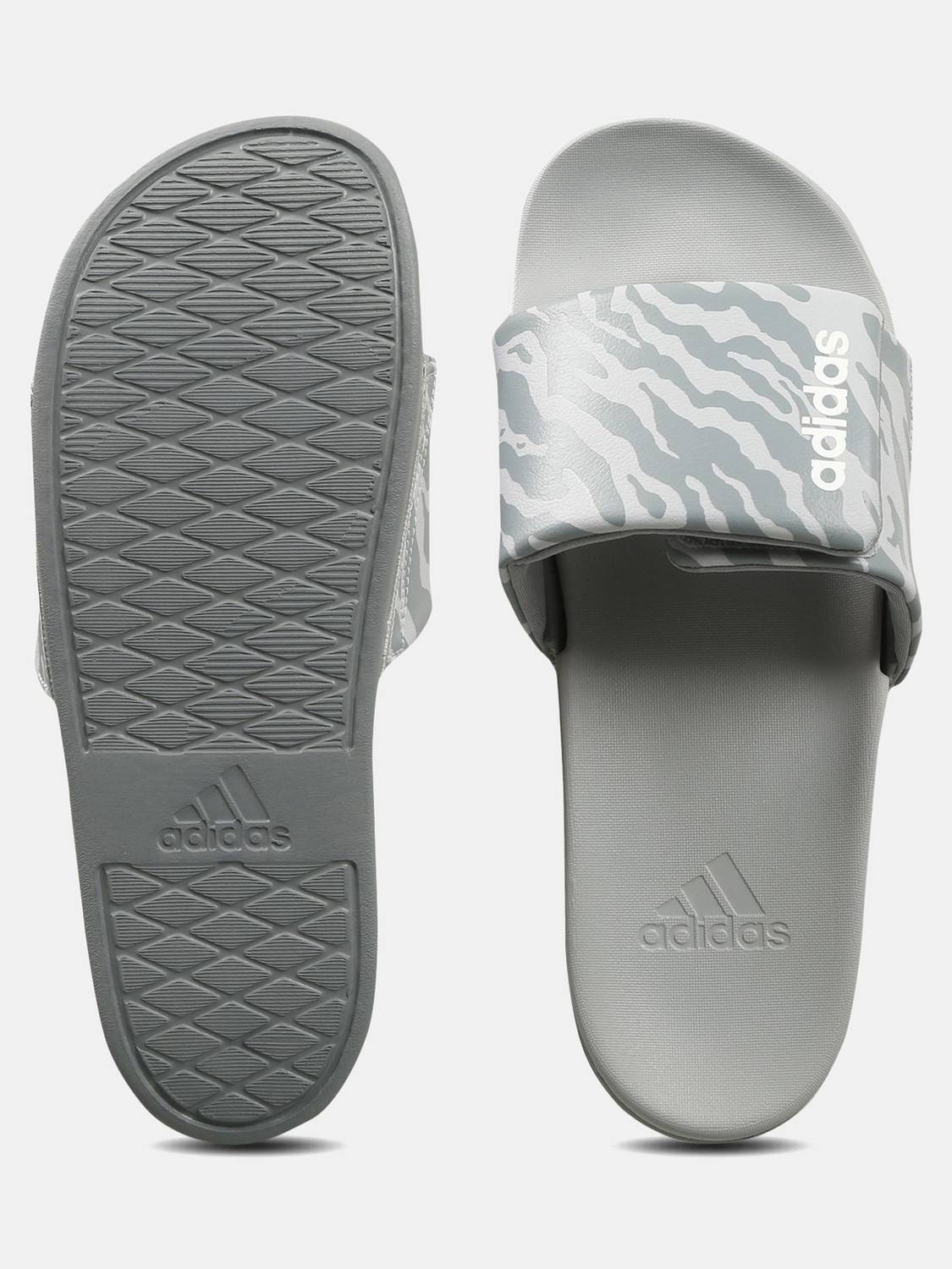 ADIDAS Unisex Slides Gray - Image 5