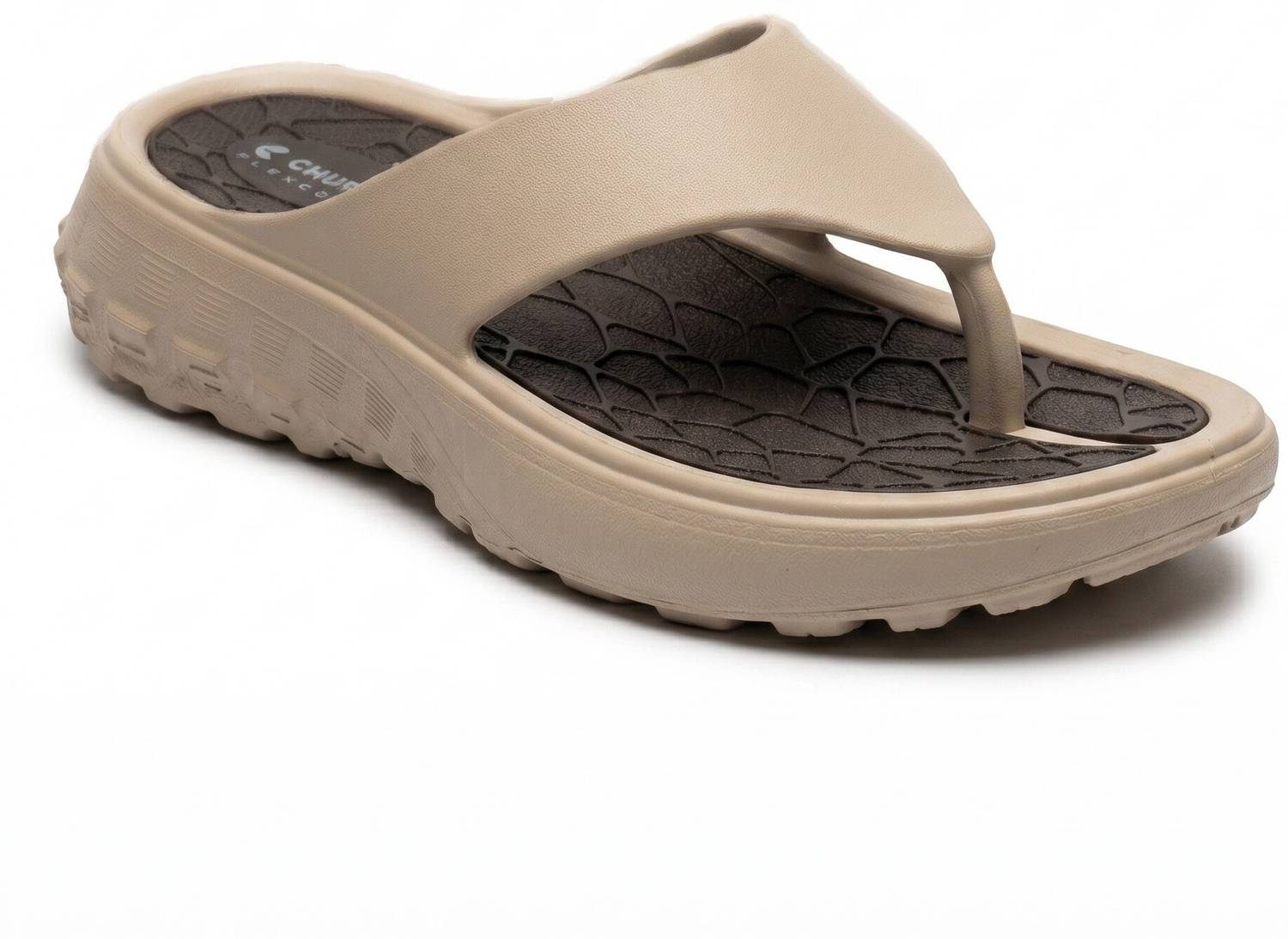 Chupps Men Beige Flip Flops - Image 4