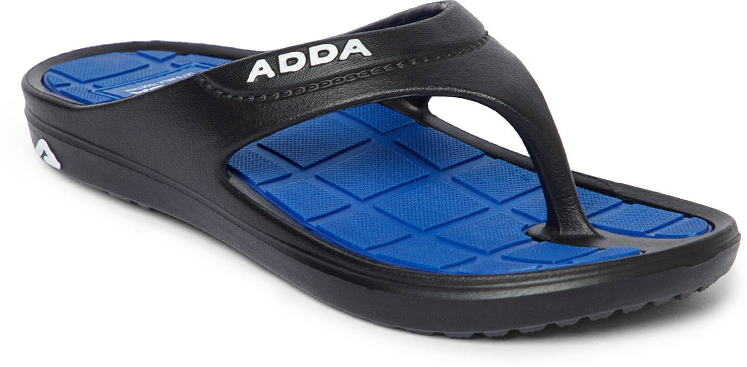 Adda Men Black Slippers - Image 1
