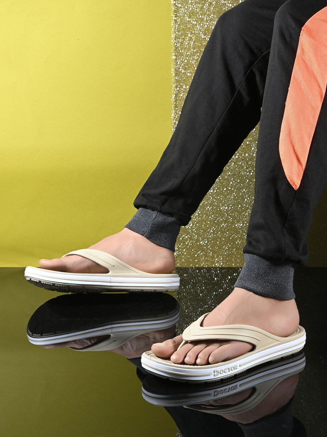 Image of DOCTOR FEEL SOFT Men Men Orthopedic Doctorslippers Soft Cushion Anti Skid Lightweight Comfort Slipper Slippers